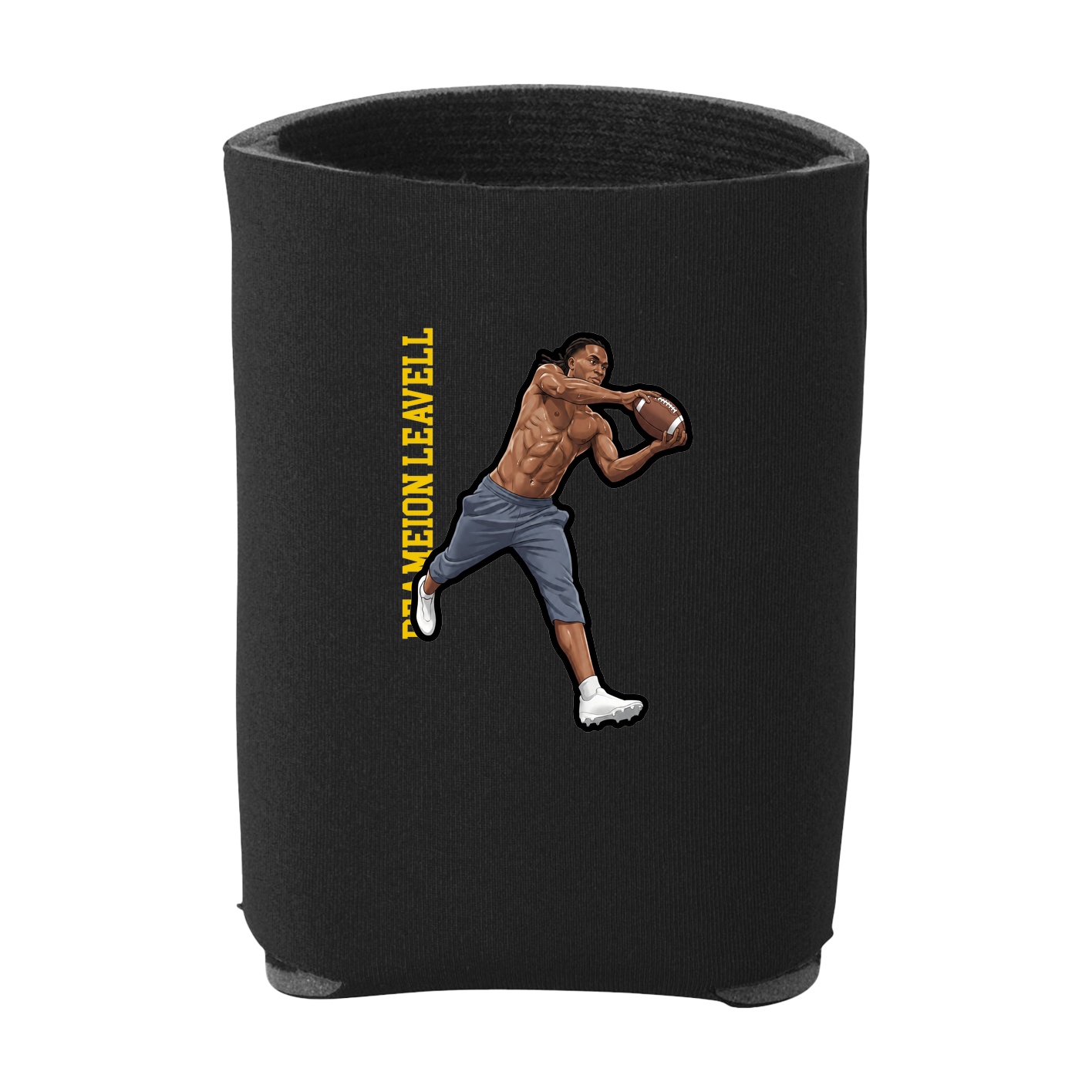 Can Holder — Name Vertical in Black