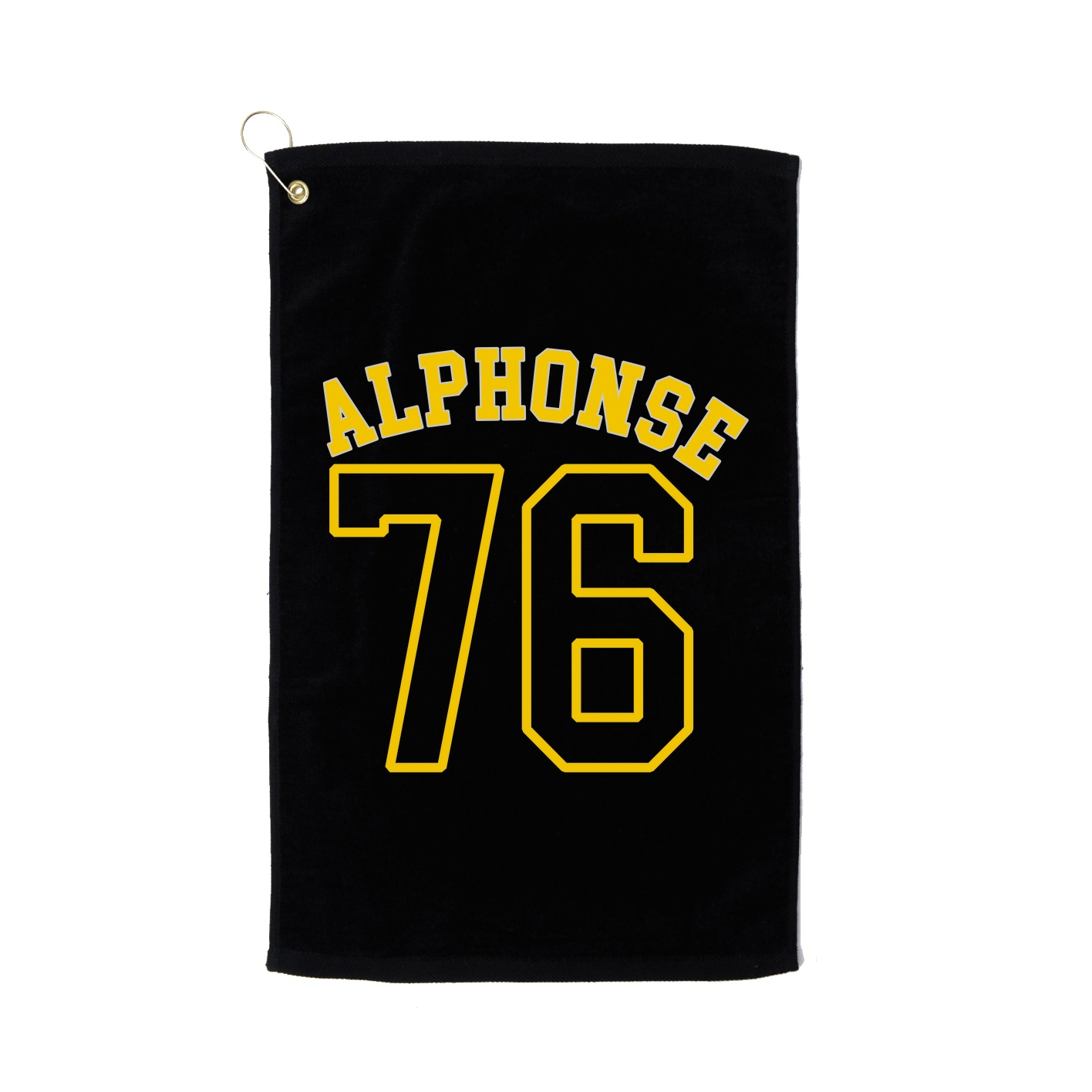 Golf Towel — Shirsey Arch in Black