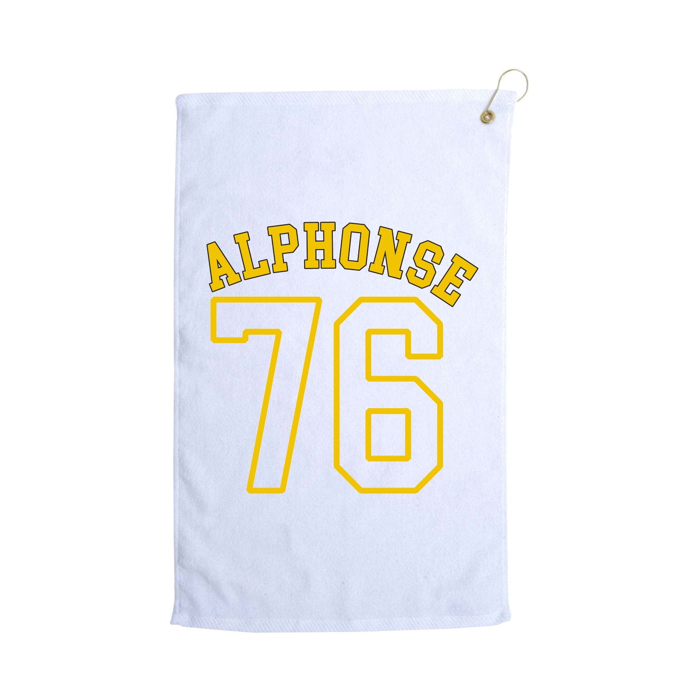 Golf Towel — Shirsey Arch in White