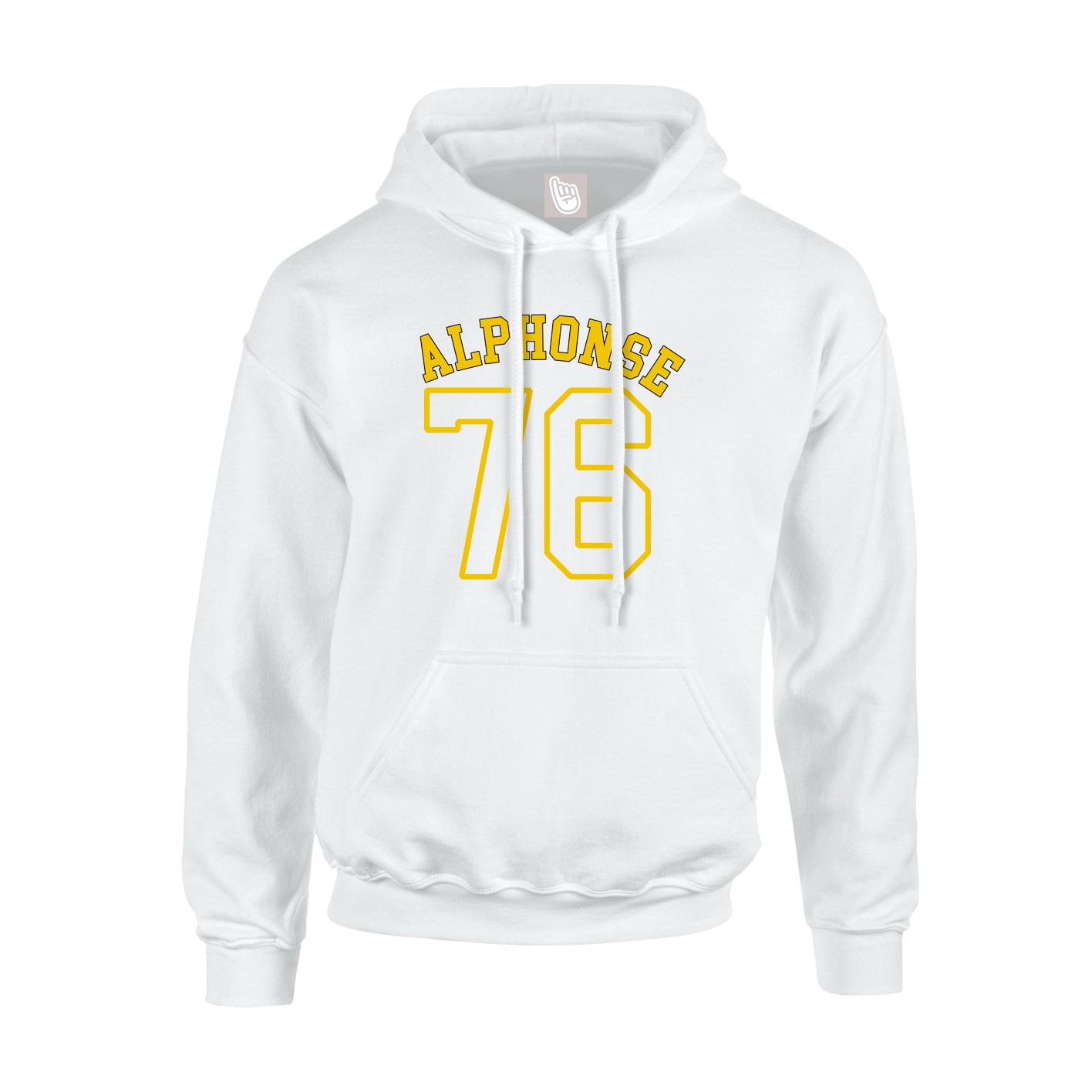Hoodie — Shirsey Arch in White