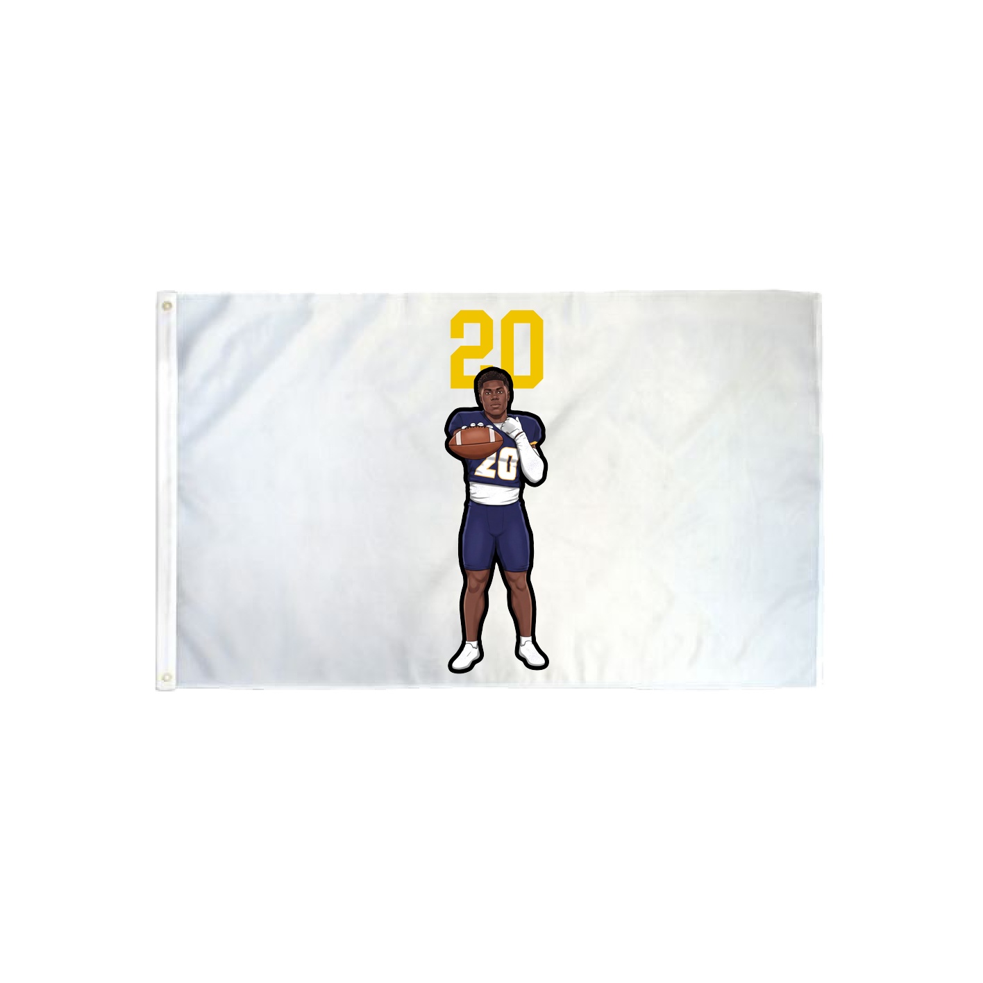 3x5 Flag — Number Top in Classic