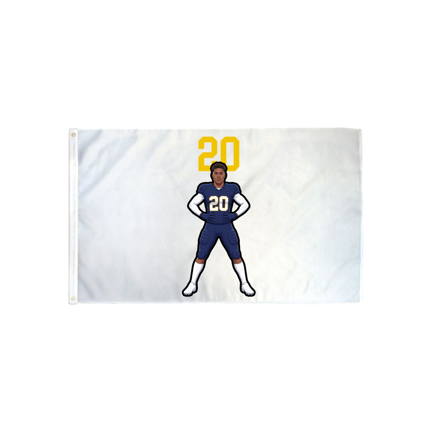 3x5 Flag — Number Top in Classic
