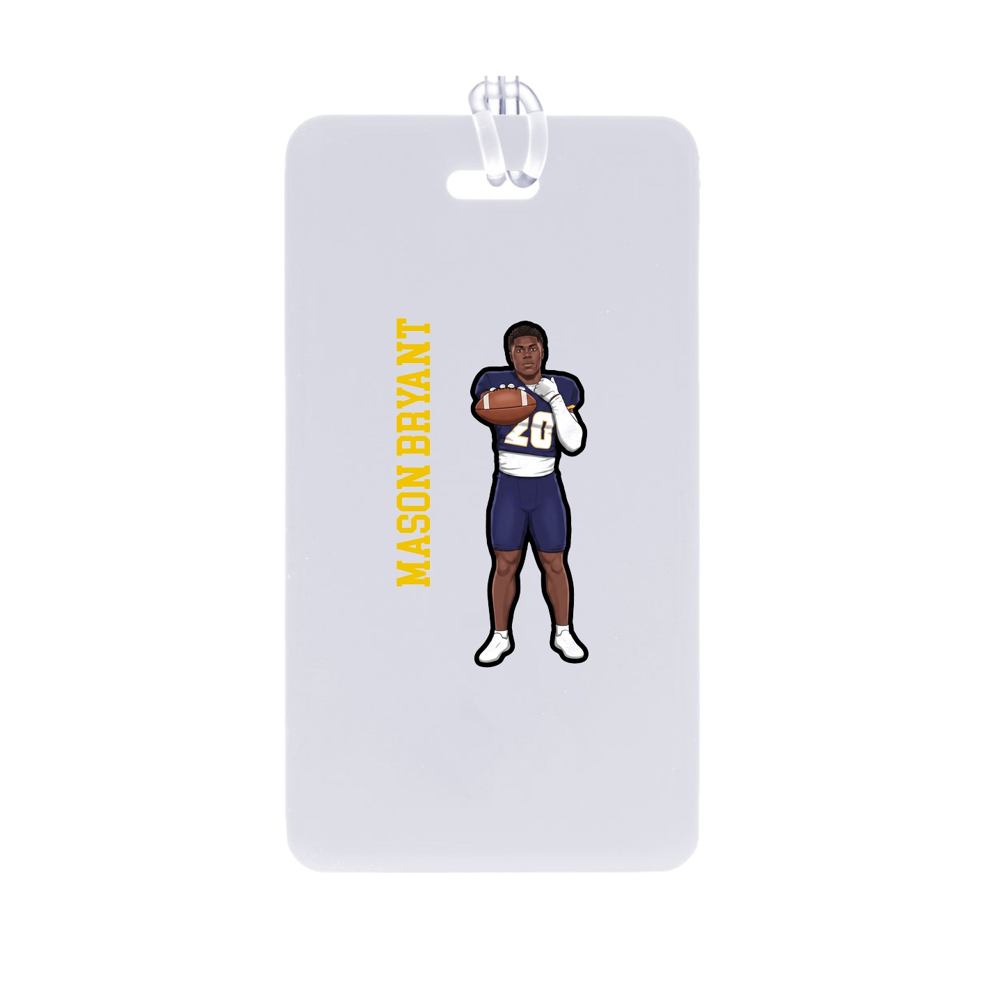 Bag Tag — Name Vertical in Classic