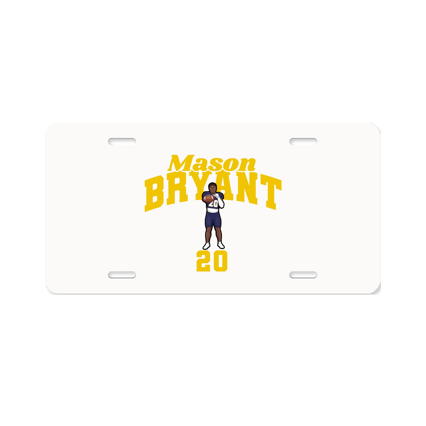 License Plate — Signature Arch in Classic