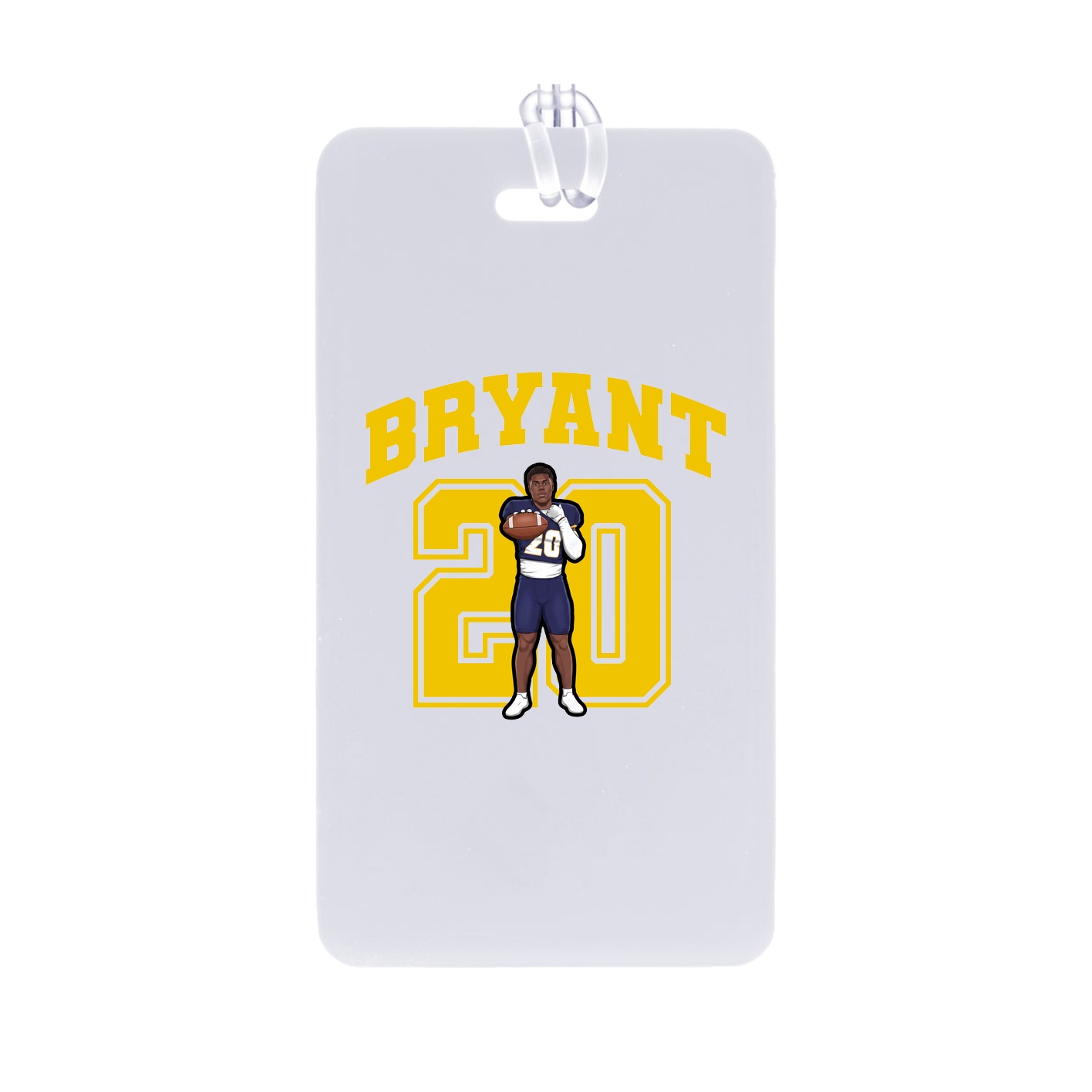 Bag Tag — Number in Classic