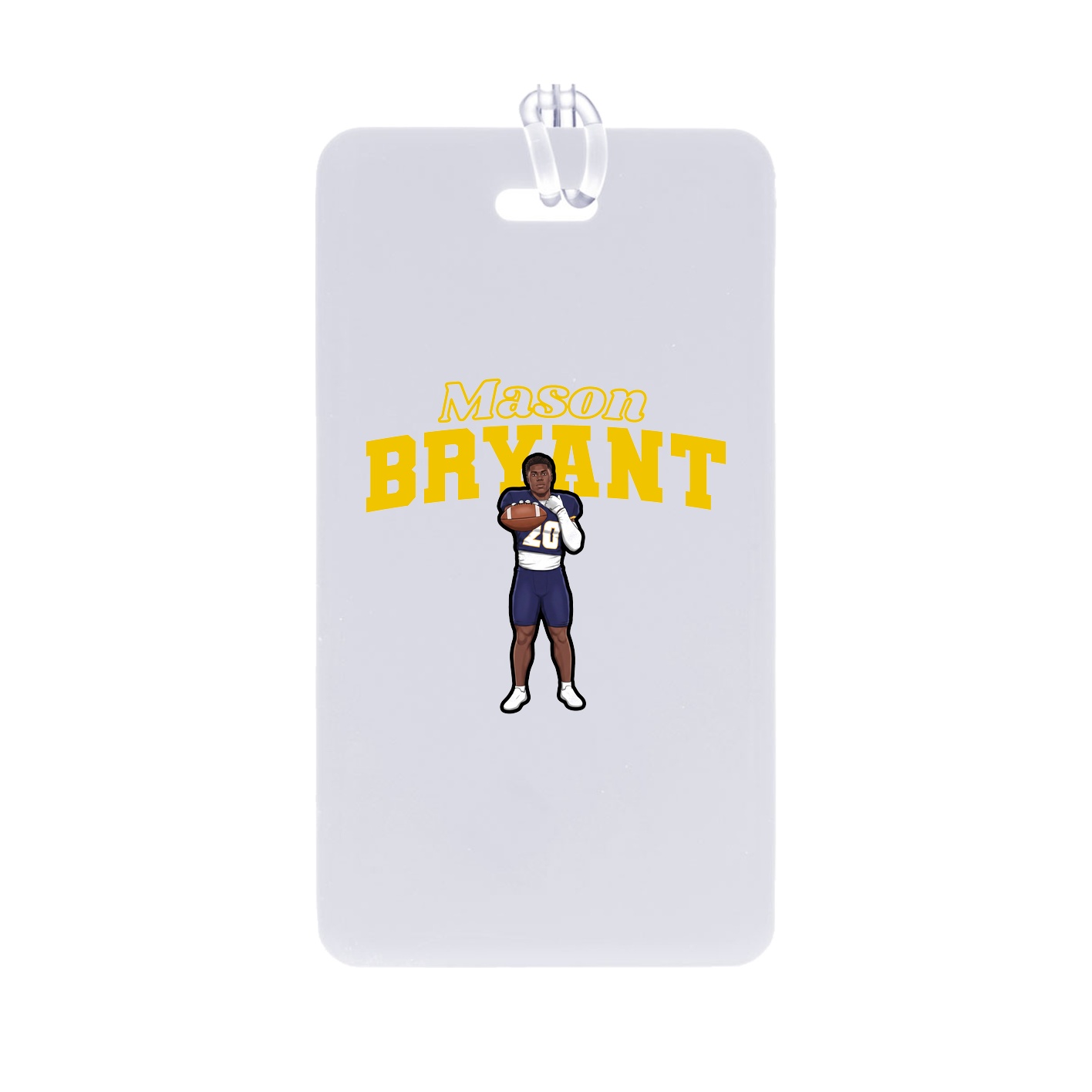 Bag Tag — Name Arch in Classic