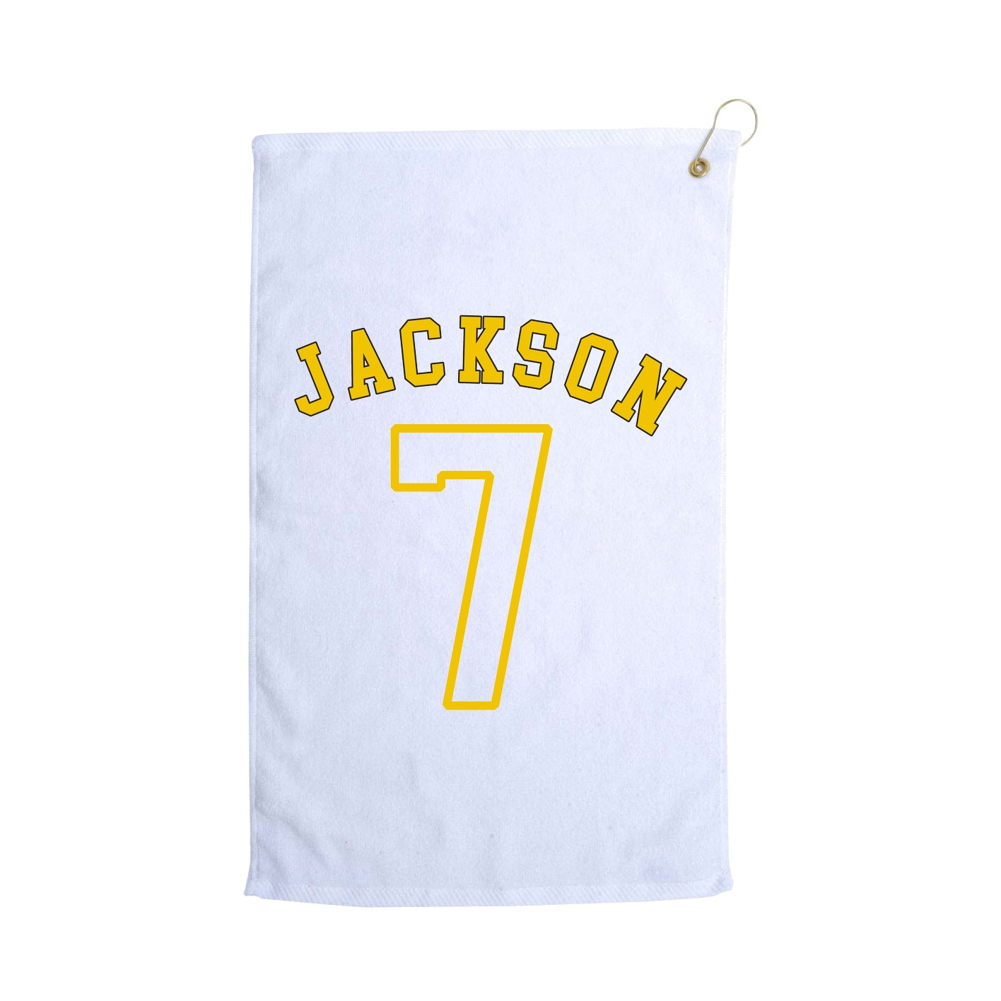 Golf Towel — Shirsey Arch in White