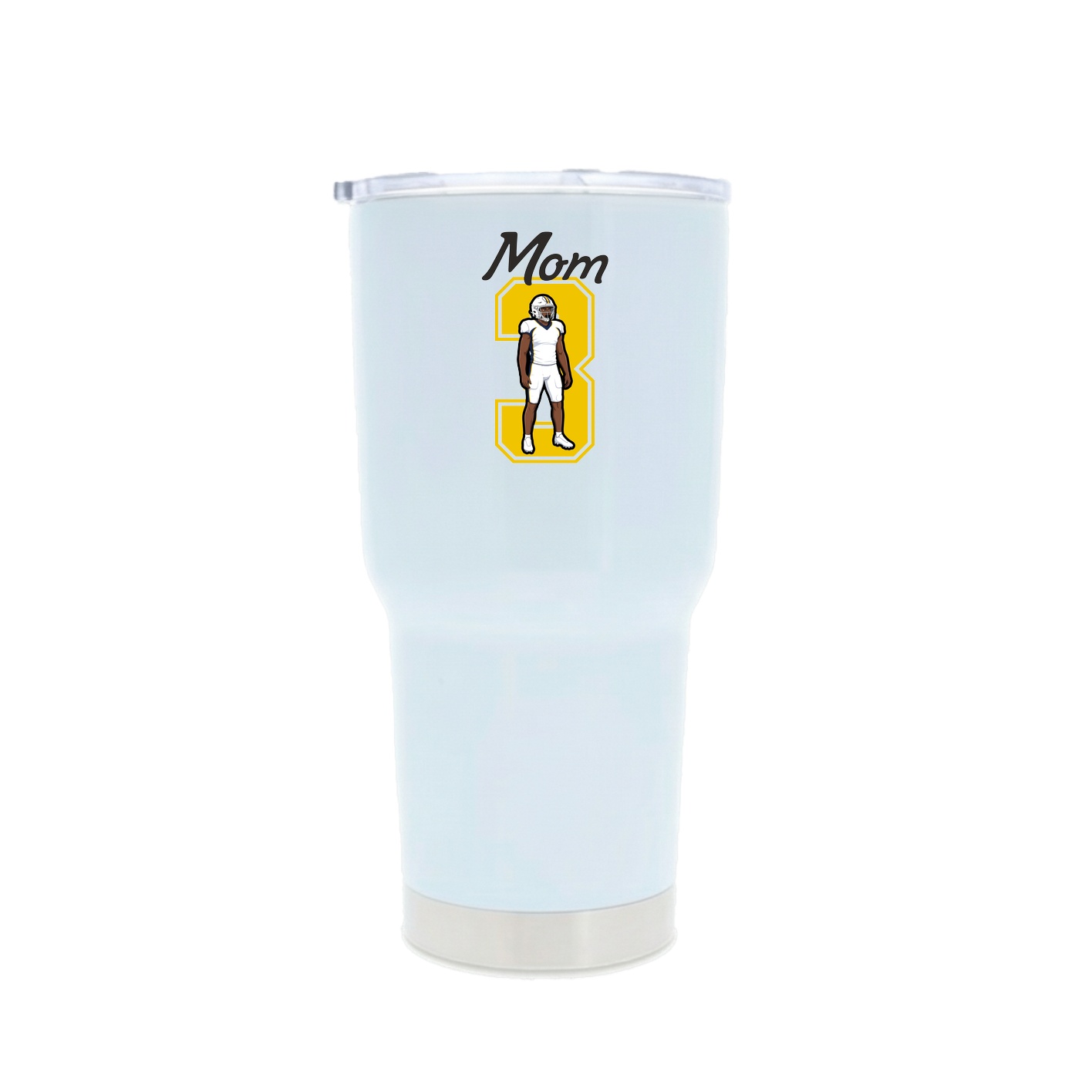 30oz Stainless Steel Tumbler — Mothers Day Shirsey in White