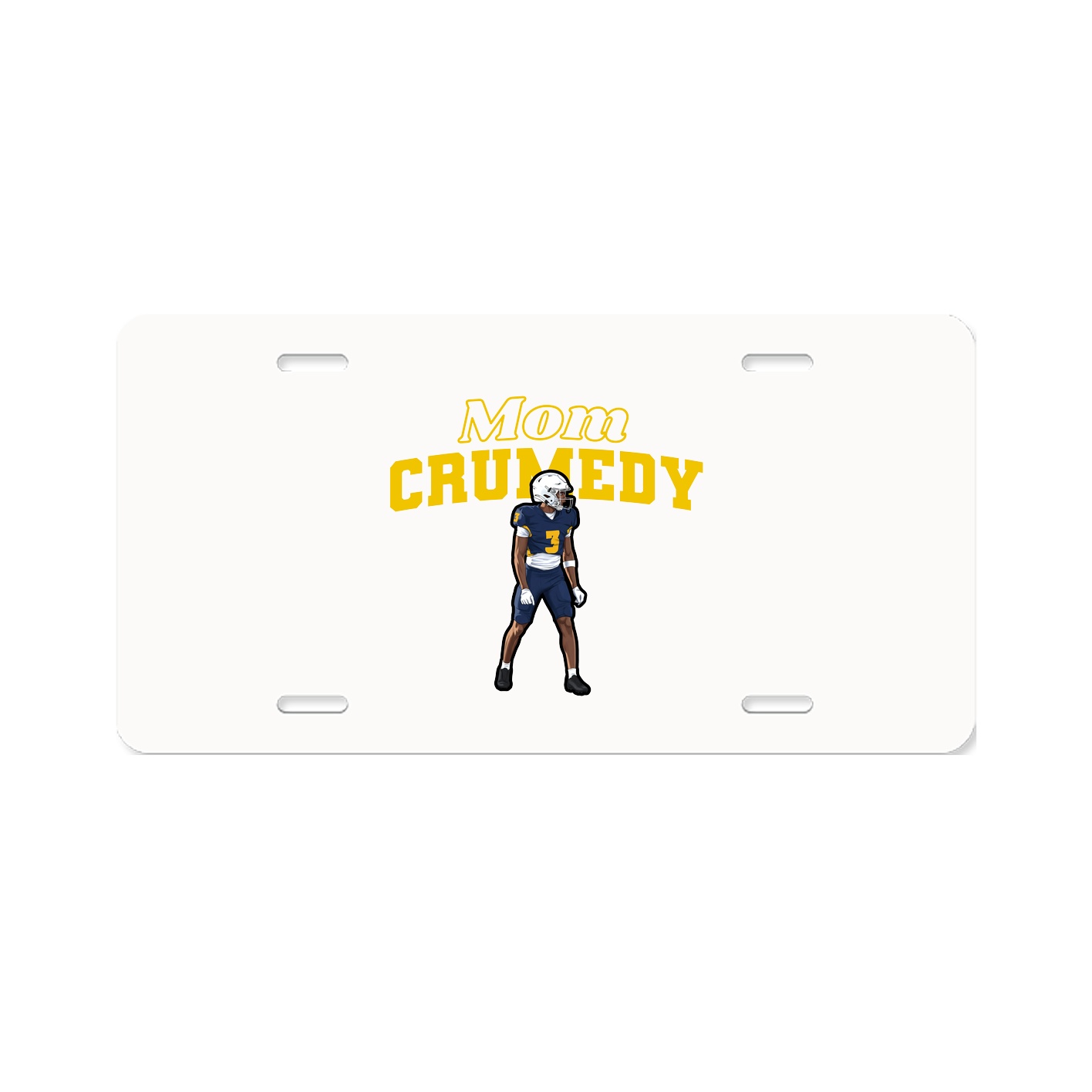 License Plate — Mothers Day Block in Classic