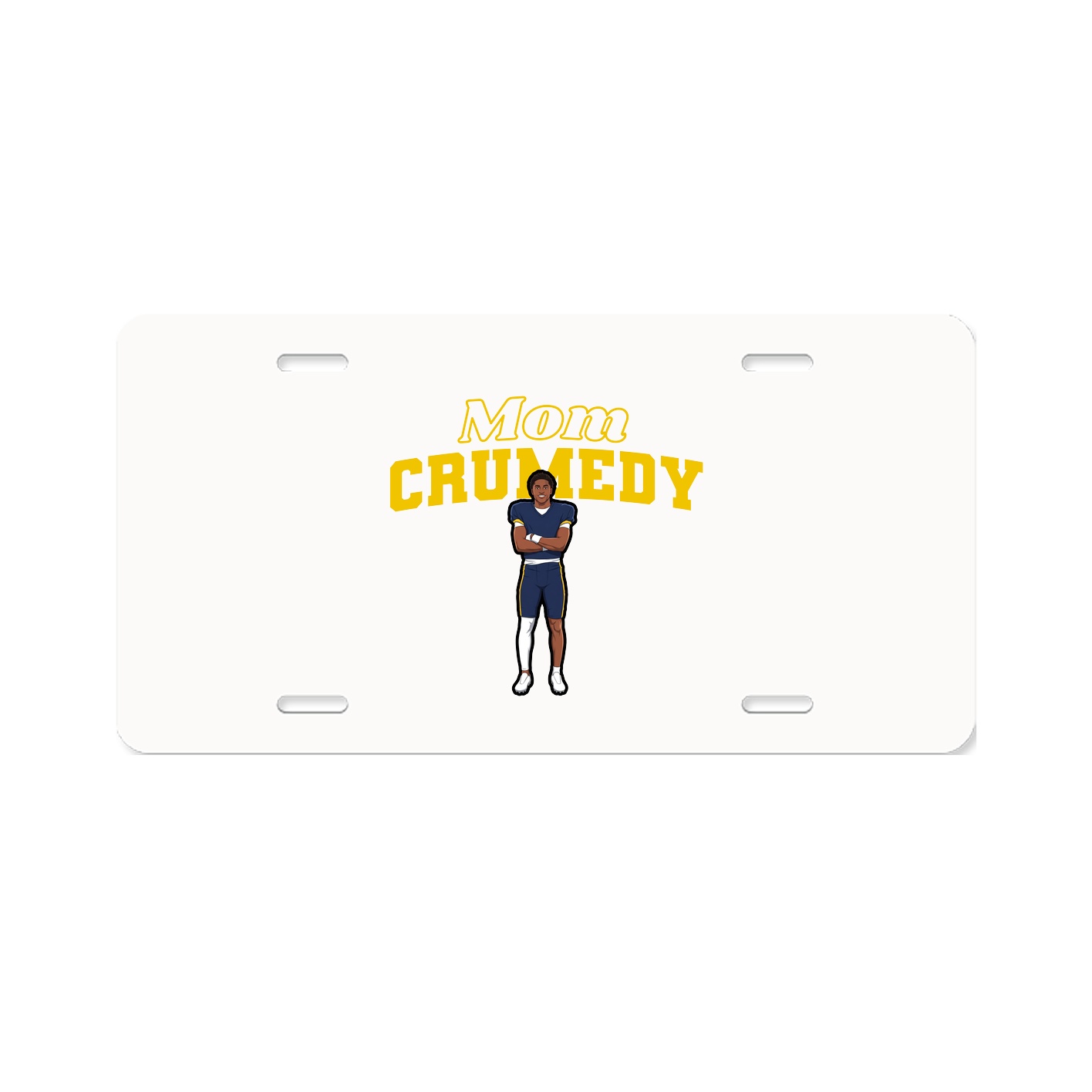 License Plate — Mothers Day Block in Classic