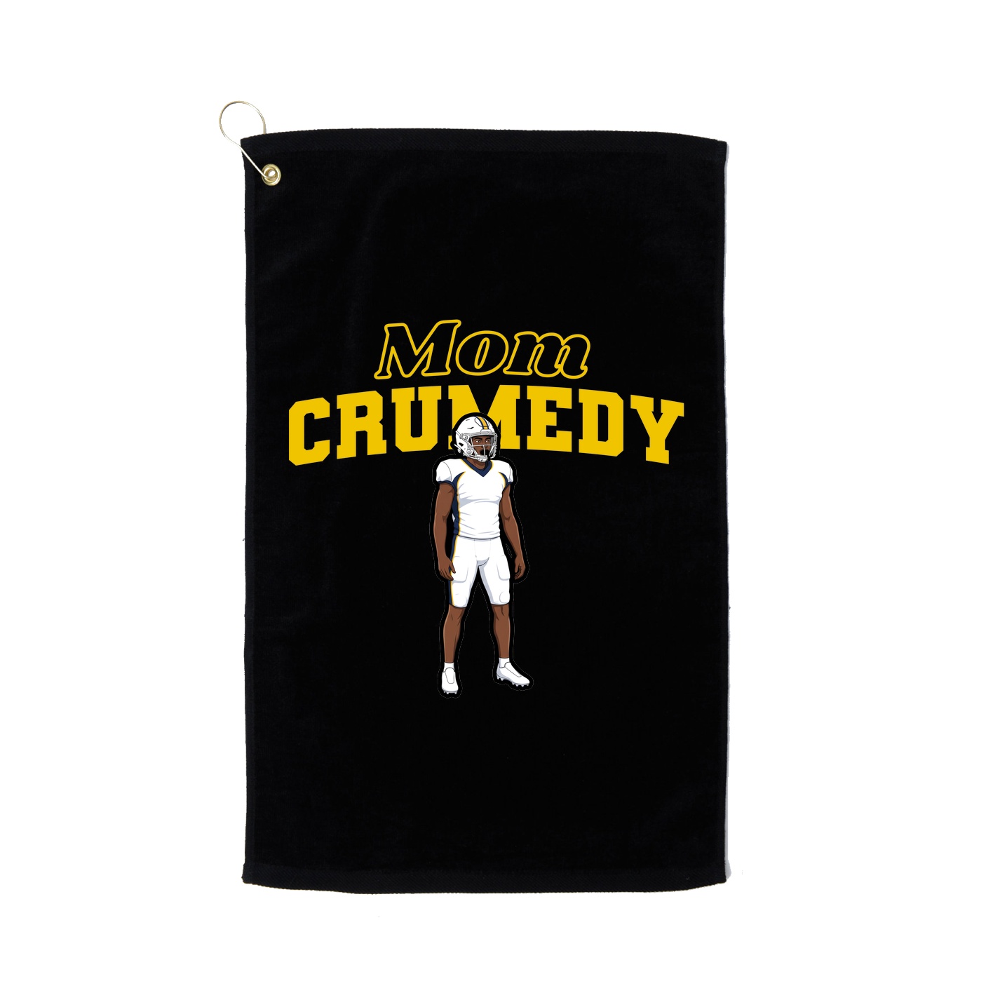 Golf Towel — Mothers Day Block in Black