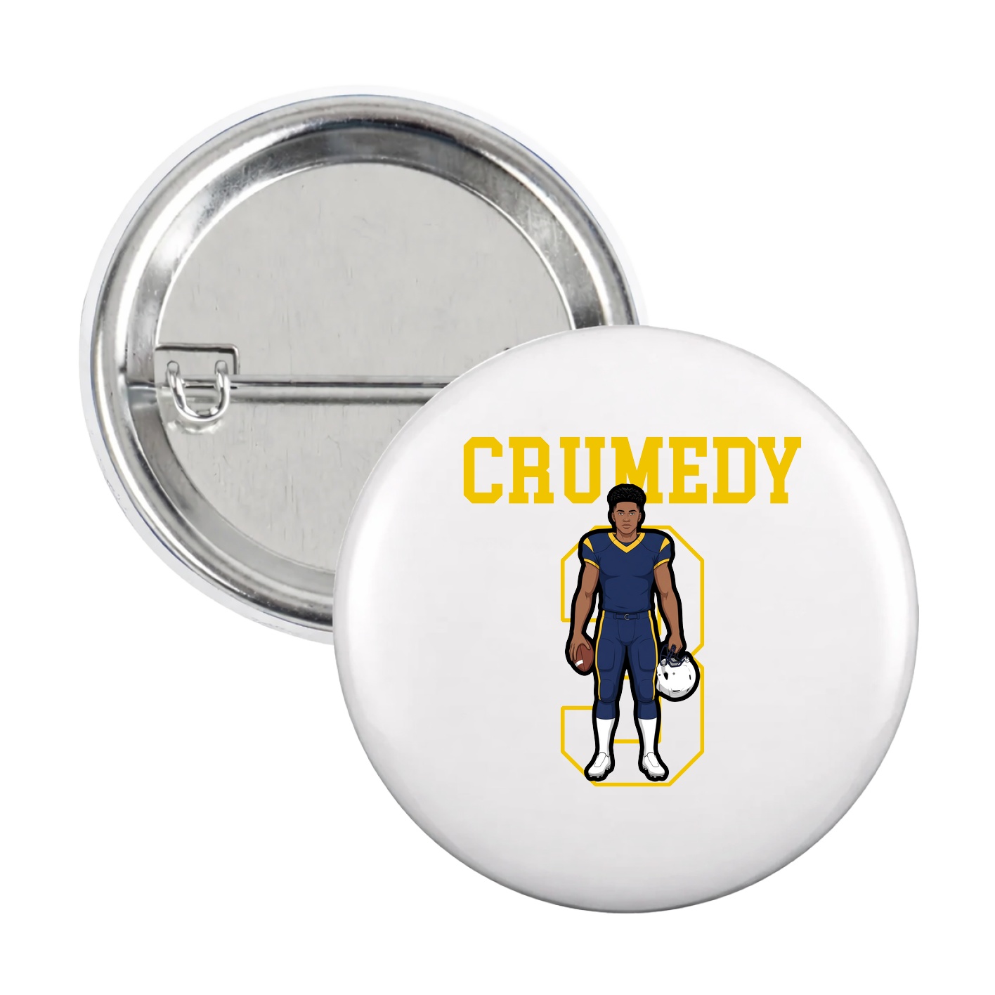 Game Day Button — Shirsey in White