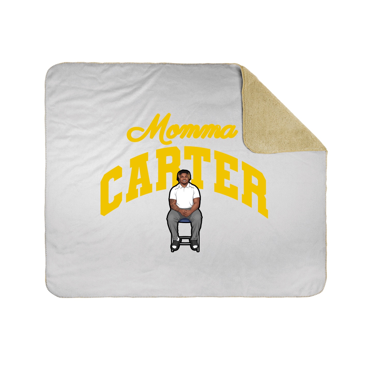 Throw Blanket — Mothers Day Arch in White