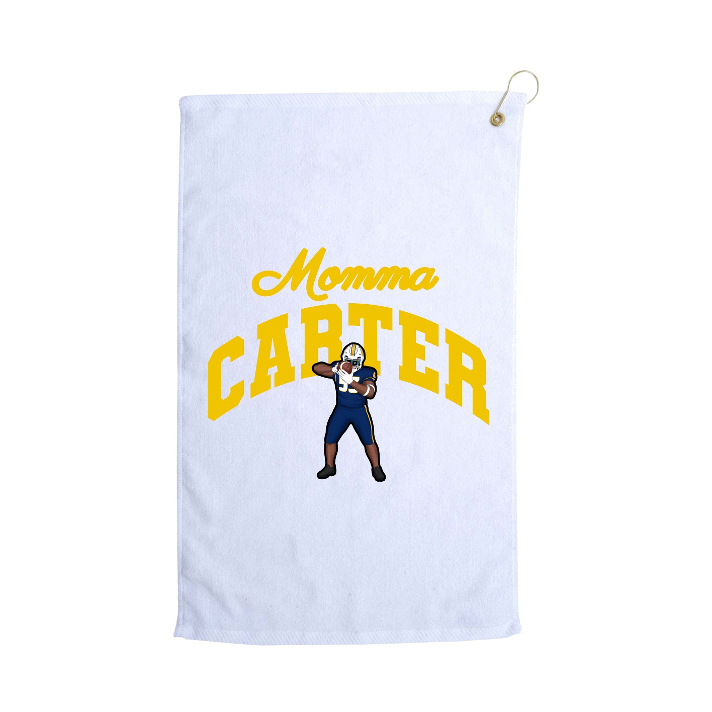 Golf Towel — Mothers Day Arch in White