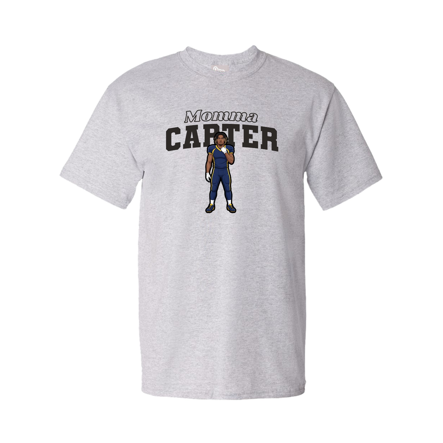 Youth Tee — Mothers Day Block in Grey