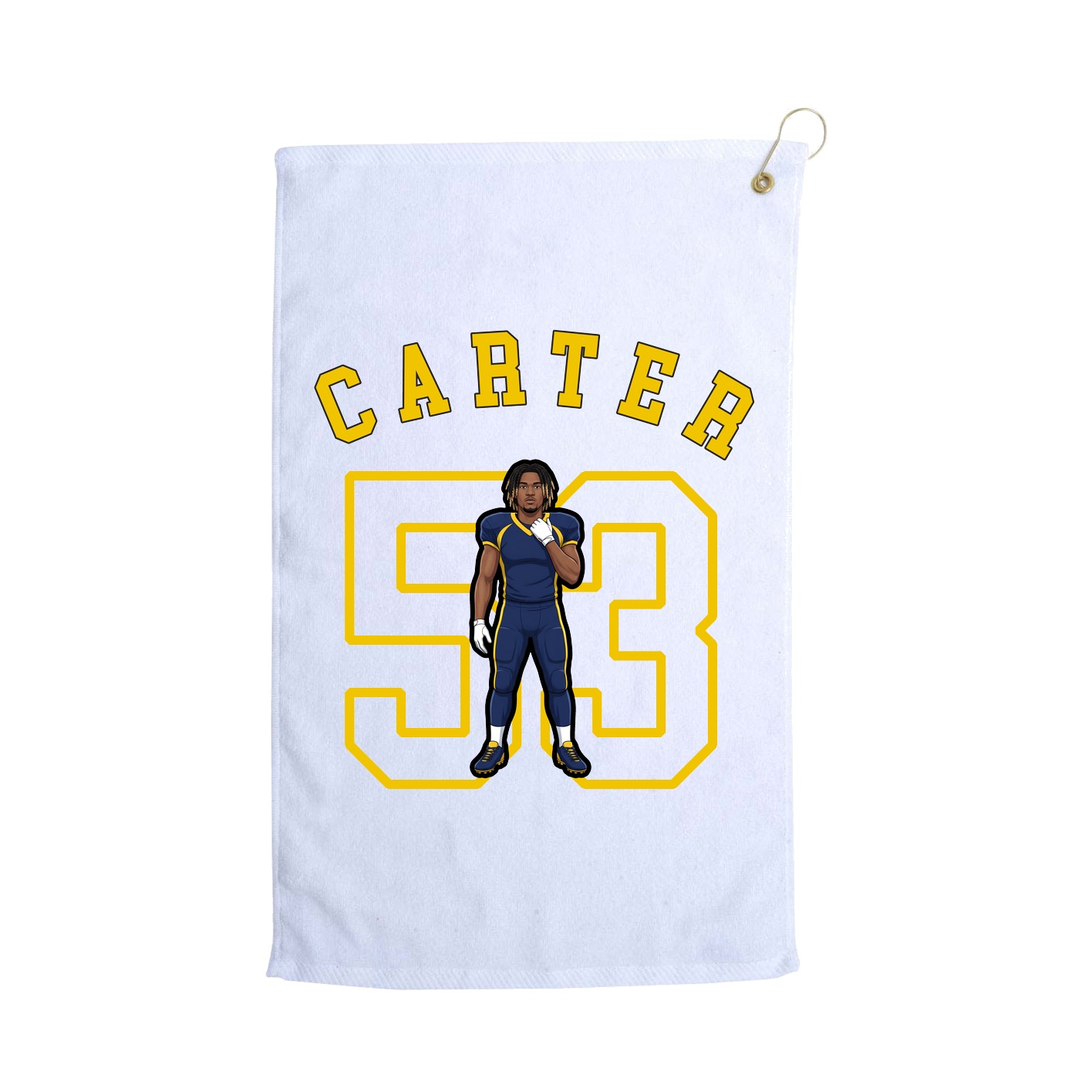 Golf Towel — Shirsey Arch in White