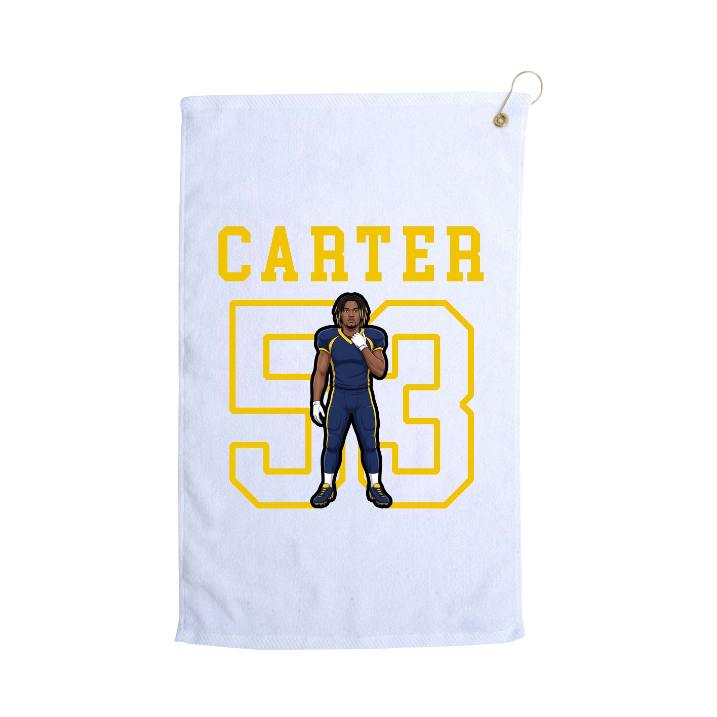 Golf Towel — Shirsey in White