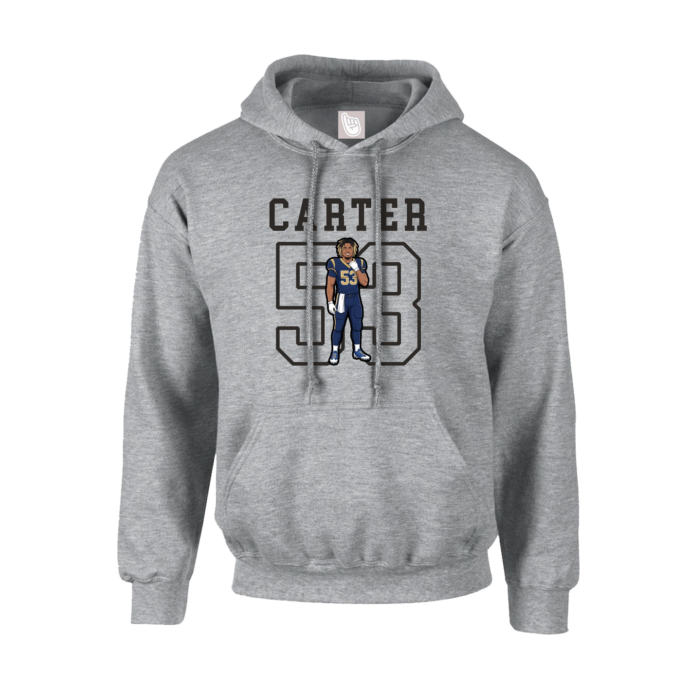 Youth Hoodie — Shirsey in Grey