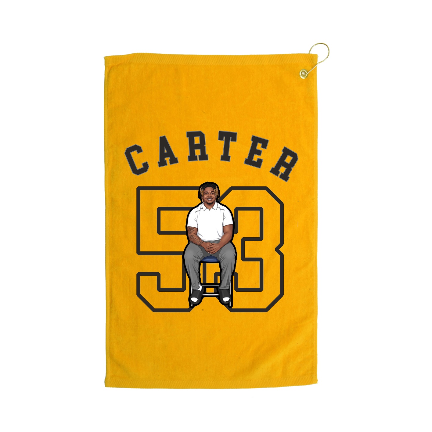 Golf Towel — Shirsey Arch in Gold