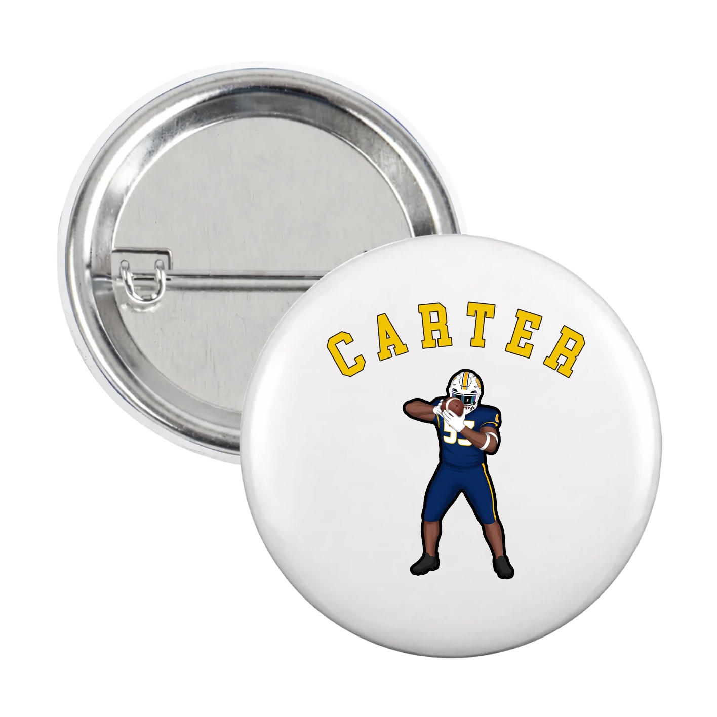 Game Day Button — Shirsey Arch in White