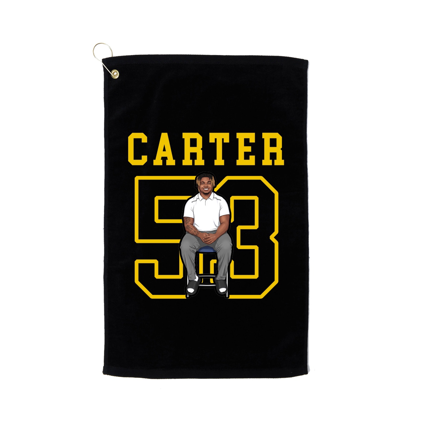 Golf Towel — Shirsey in Black