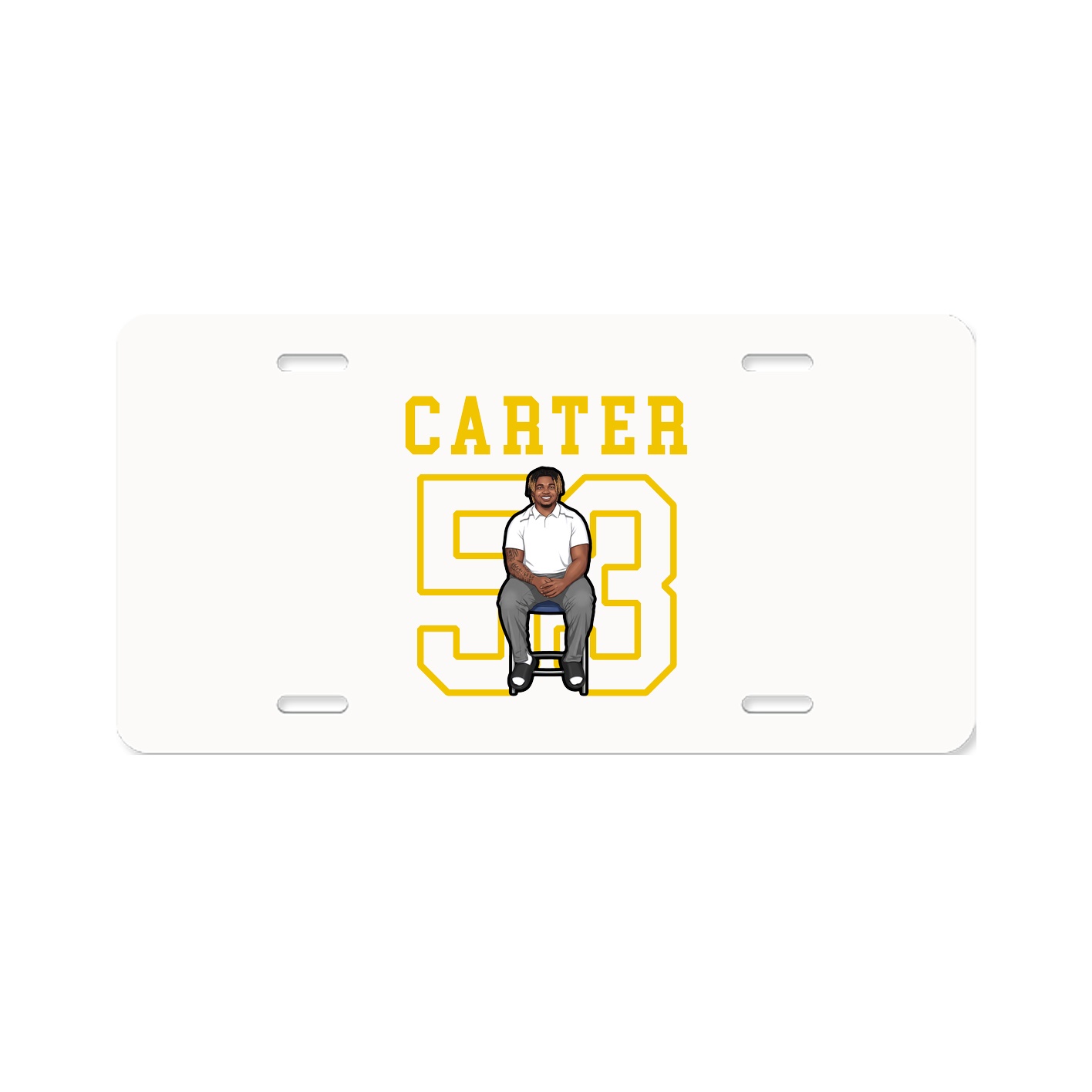 License Plate — Shirsey in Classic