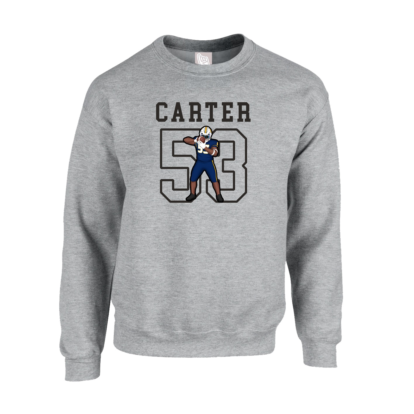 Fleece Crew — Shirsey in Grey
