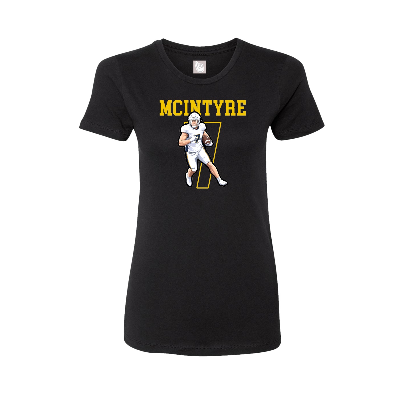 Fitted Women's Tee — Shirsey in Black