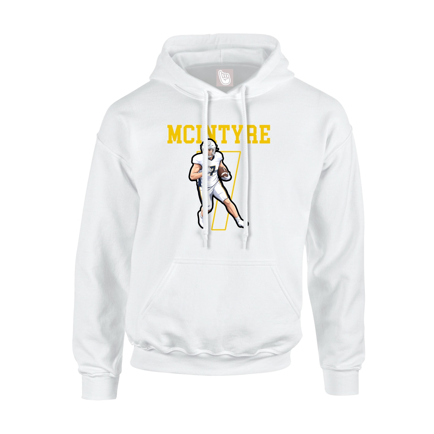 Youth Hoodie — Shirsey in White