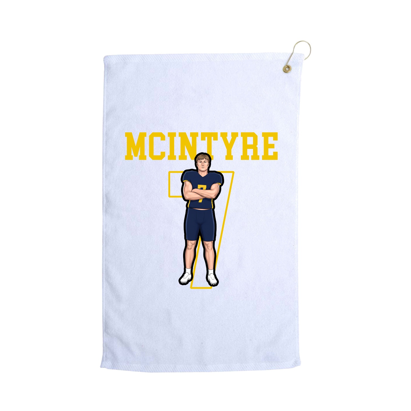 Golf Towel — Shirsey in White
