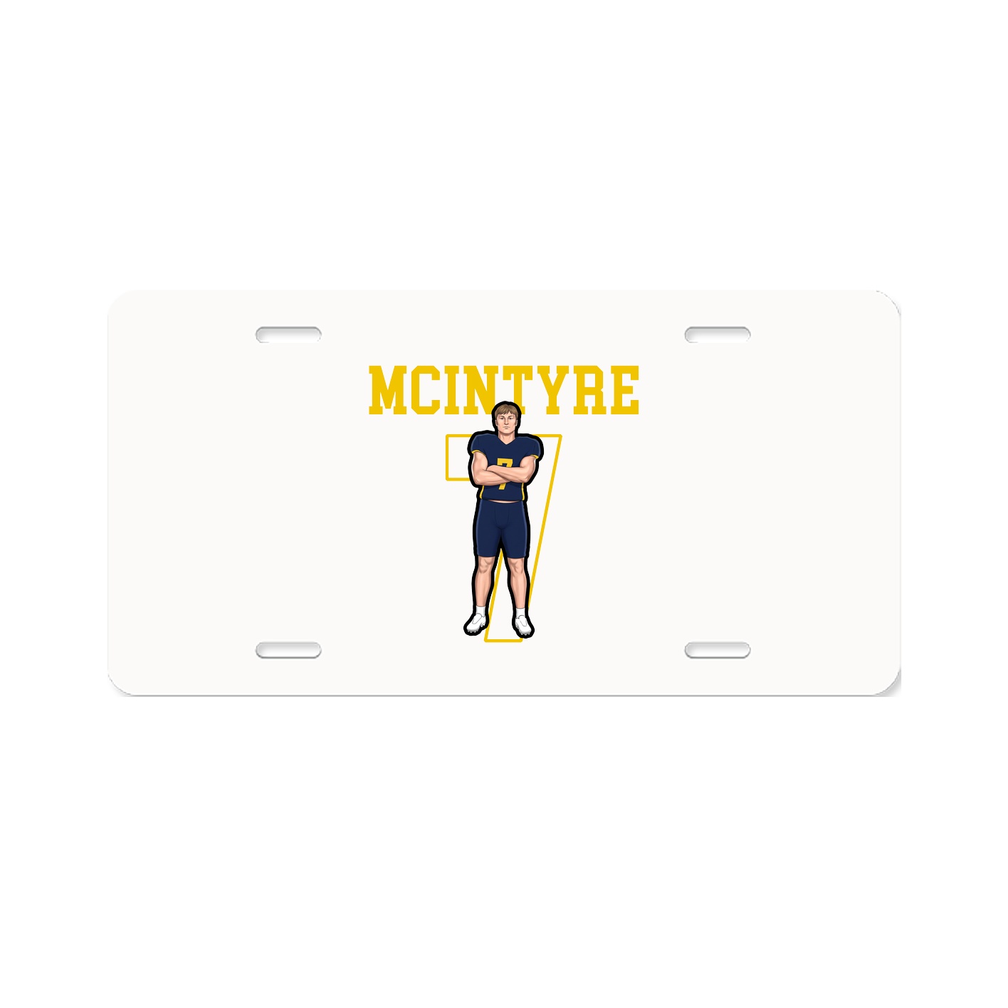 License Plate — Shirsey in Classic