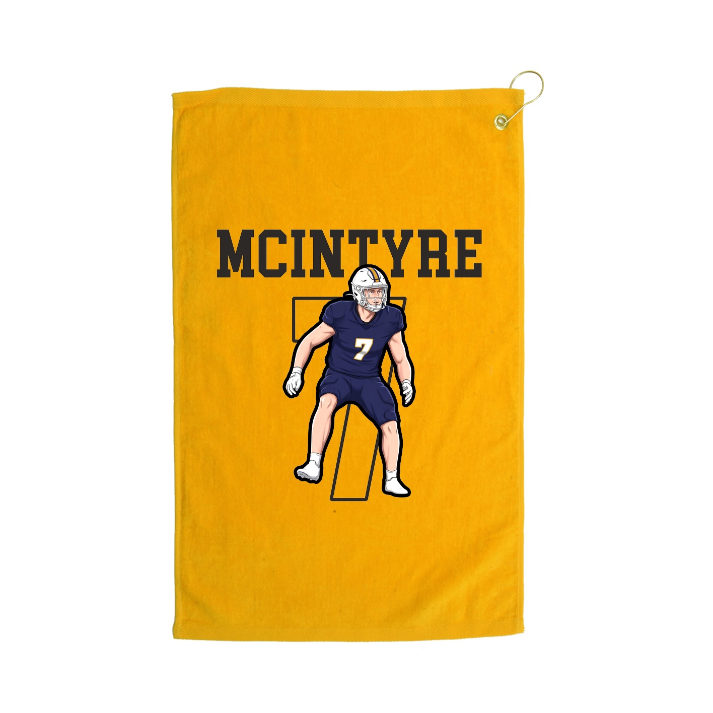 Golf Towel — Shirsey in Gold