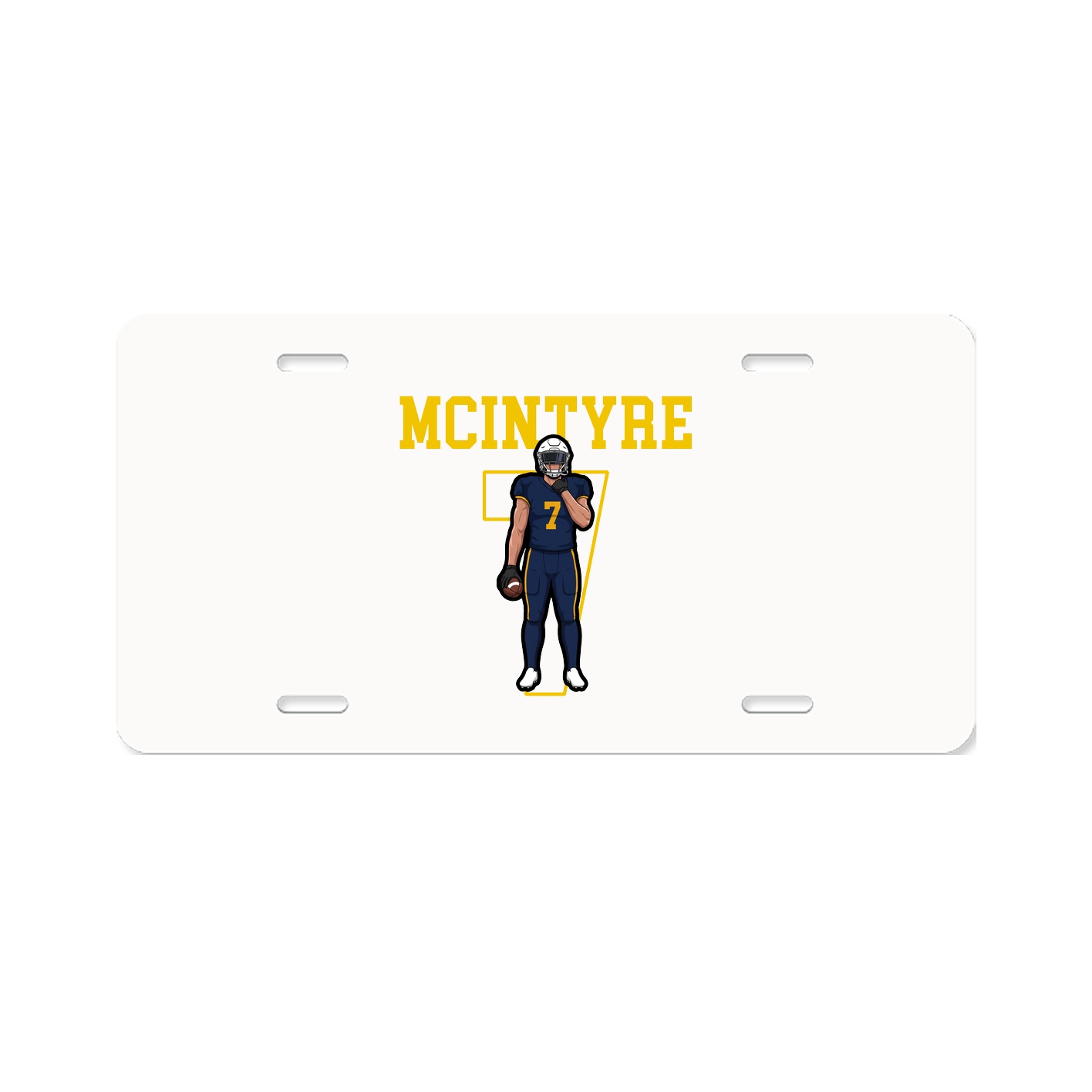 License Plate — Shirsey in Classic