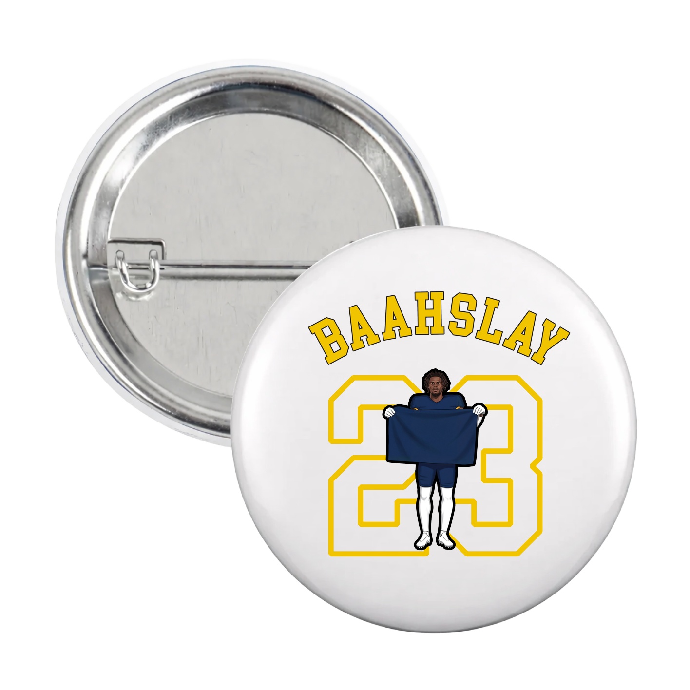 Game Day Button — Shirsey Arch in White