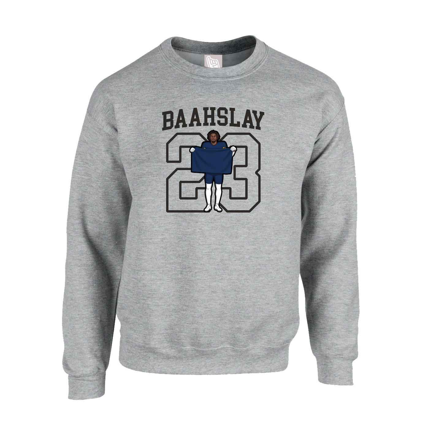 Fleece Crew — Shirsey in Grey