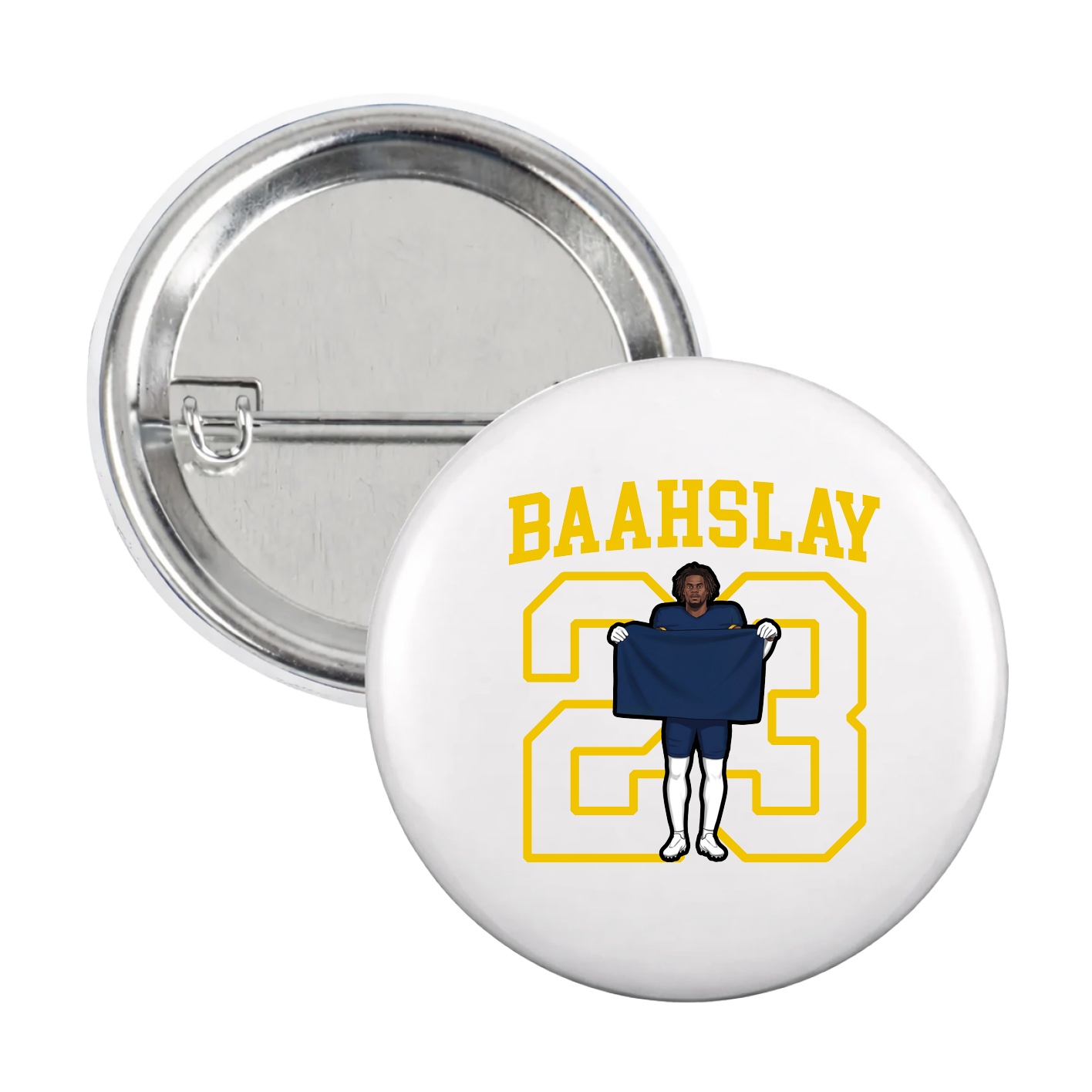 Game Day Button — Shirsey in White