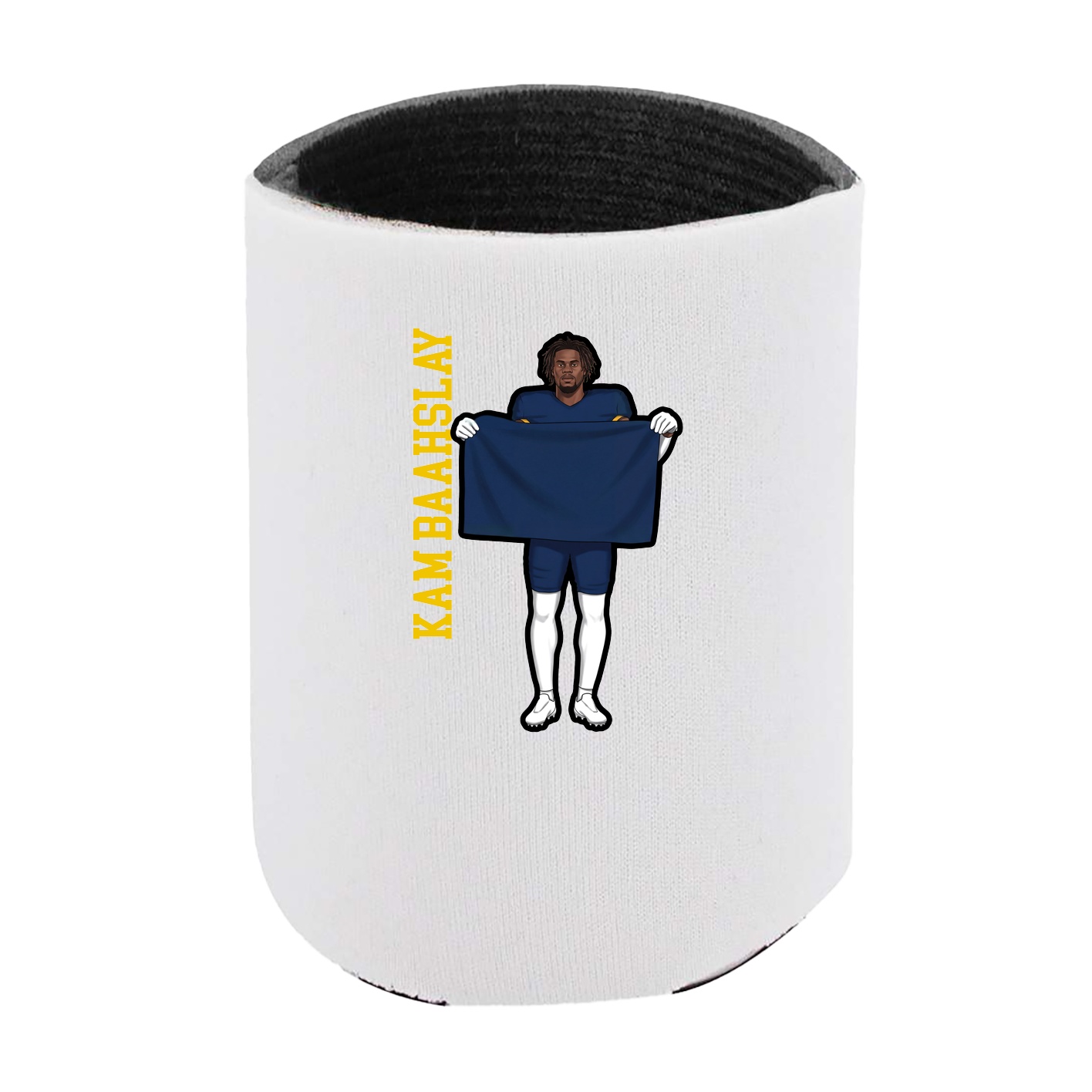 Can Holder — Name Vertical in White