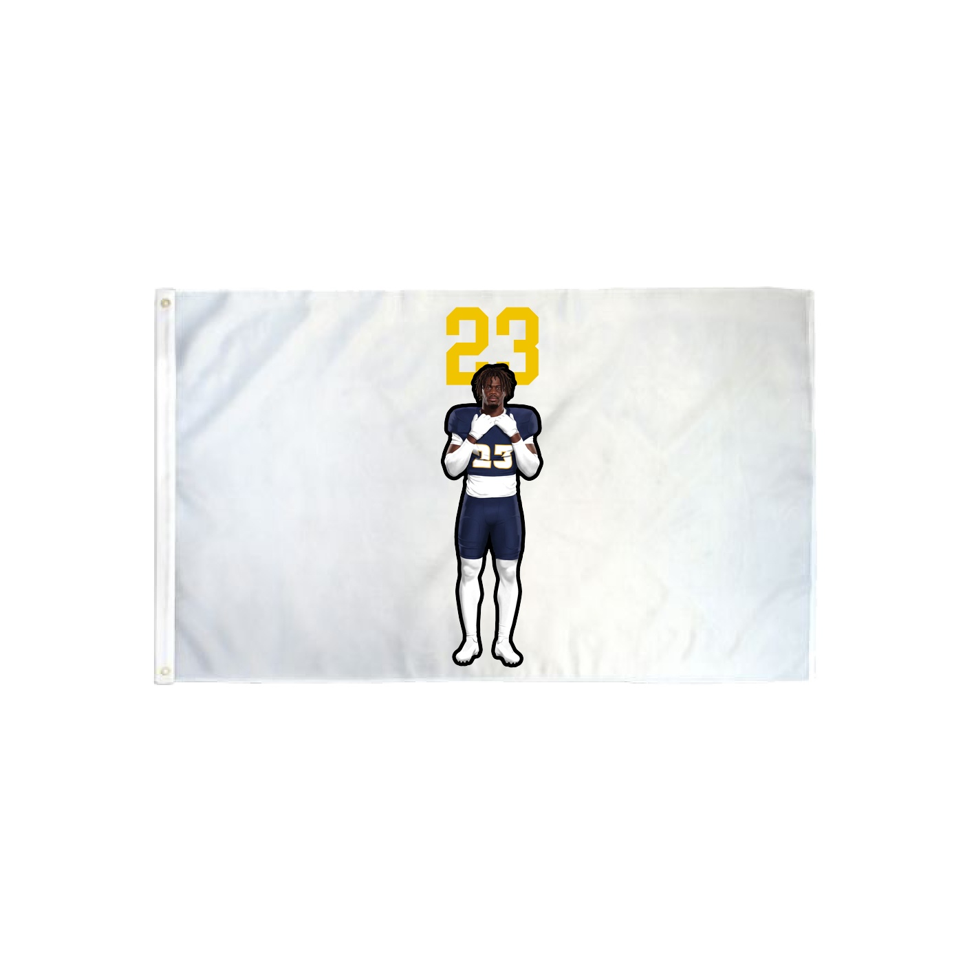 3x5 Flag — Number Top in Classic