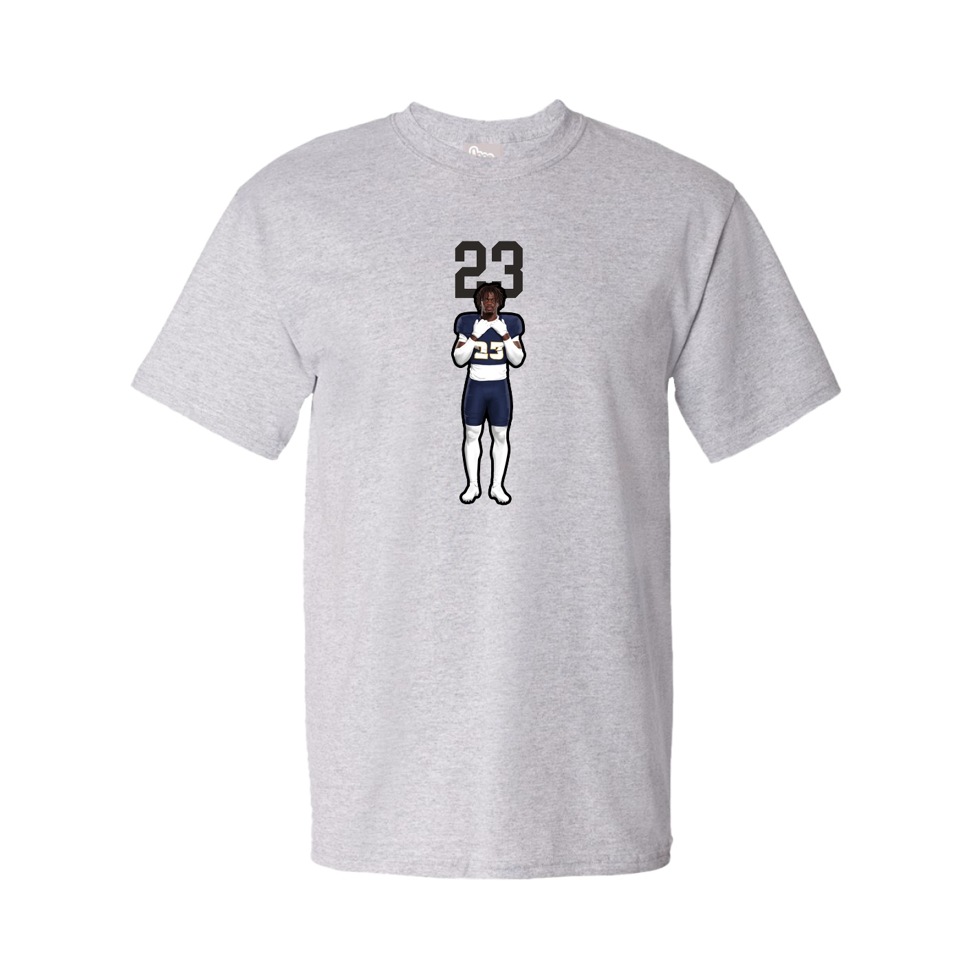 Tee — Number Top in Grey