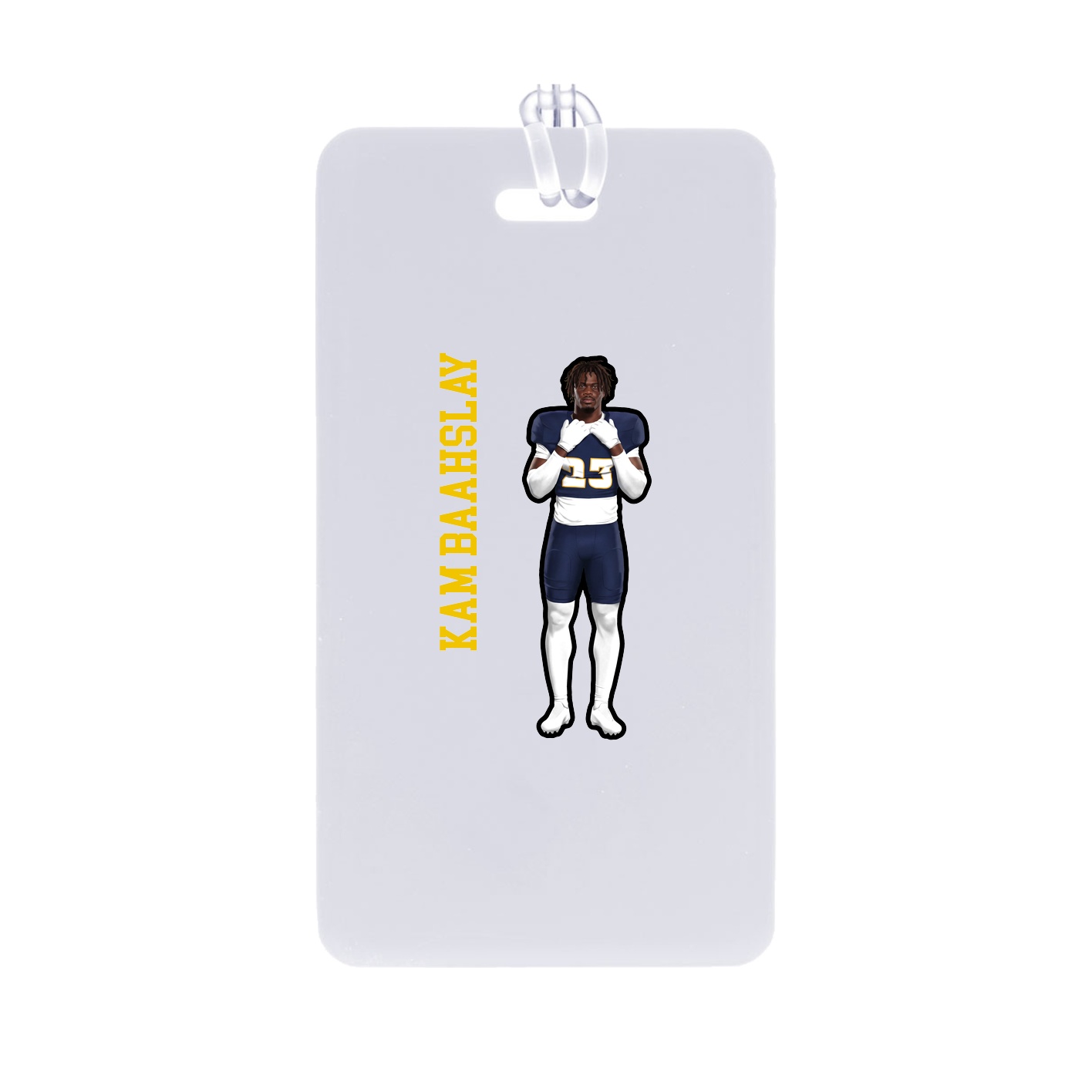 Bag Tag — Name Vertical in Classic