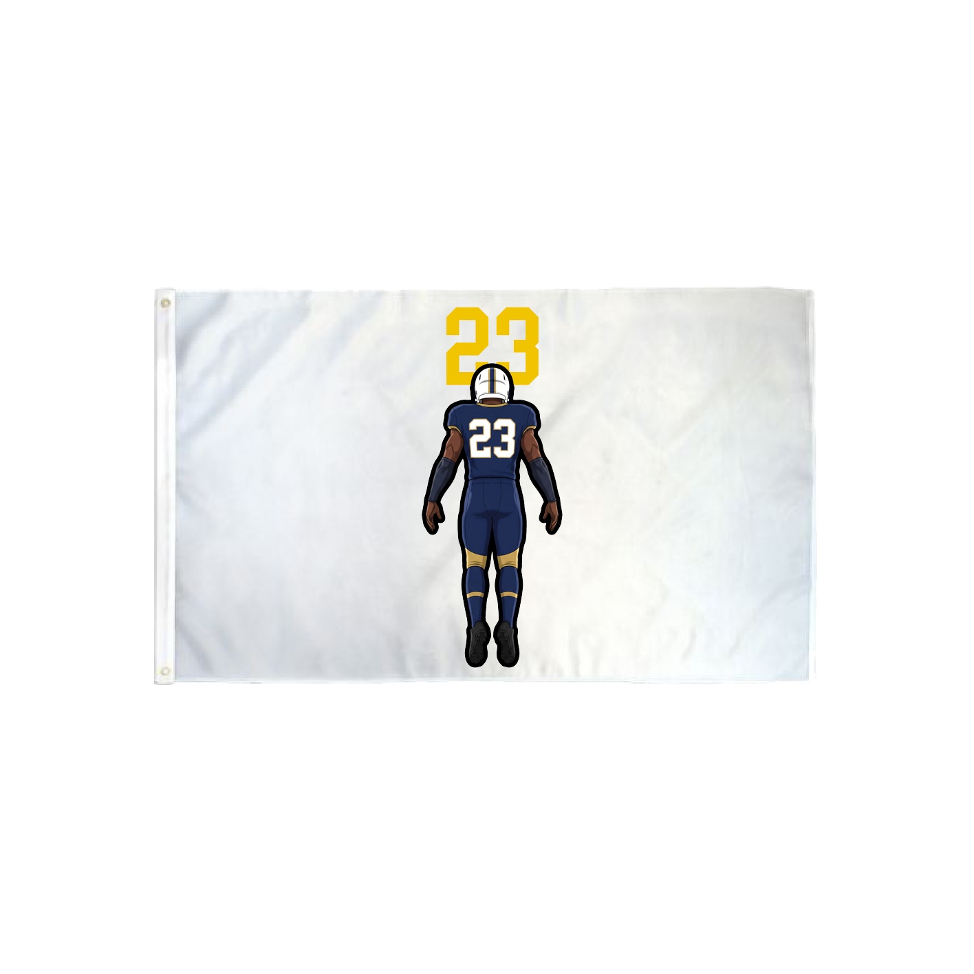 3x5 Flag — Number Top in Classic
