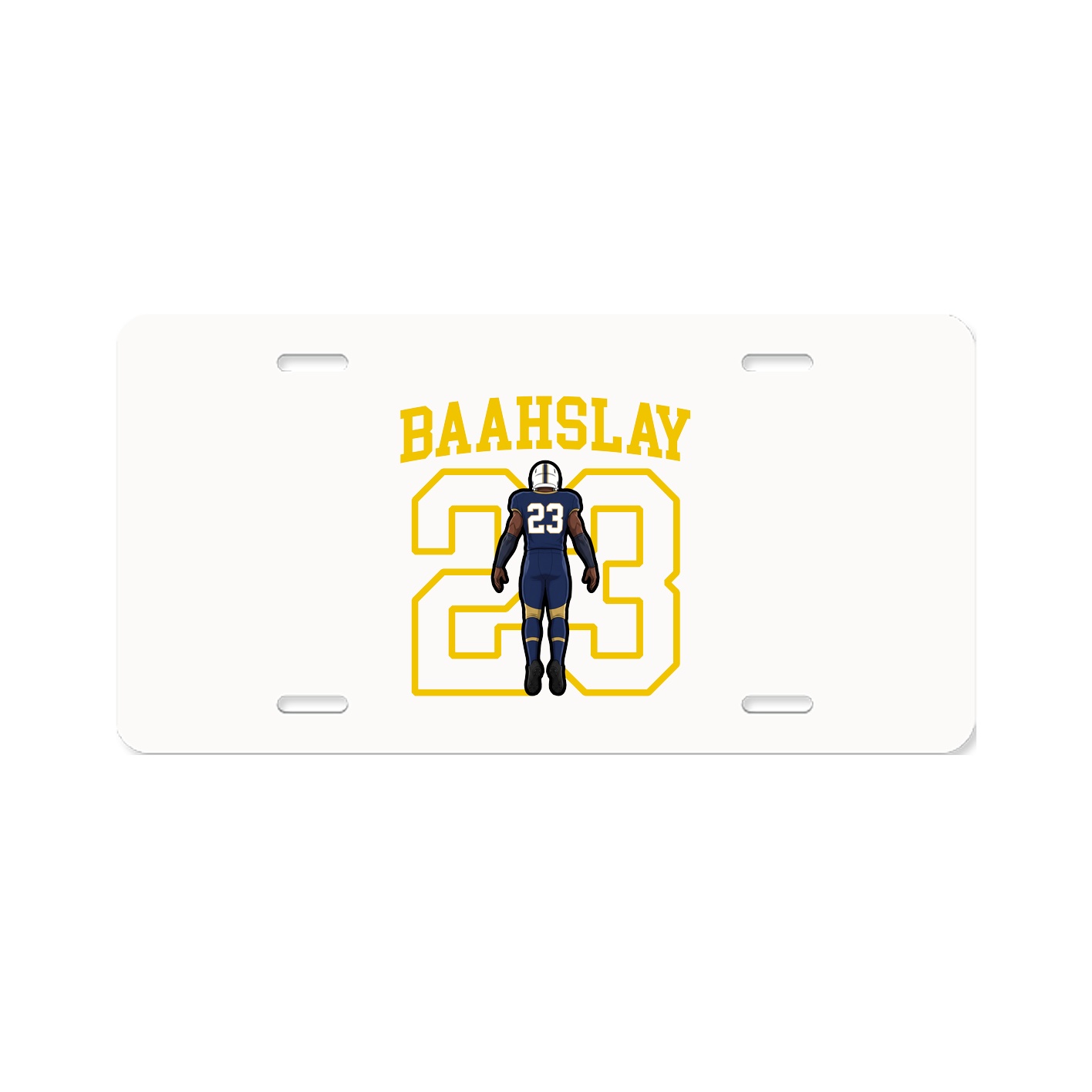 License Plate — Shirsey in Classic