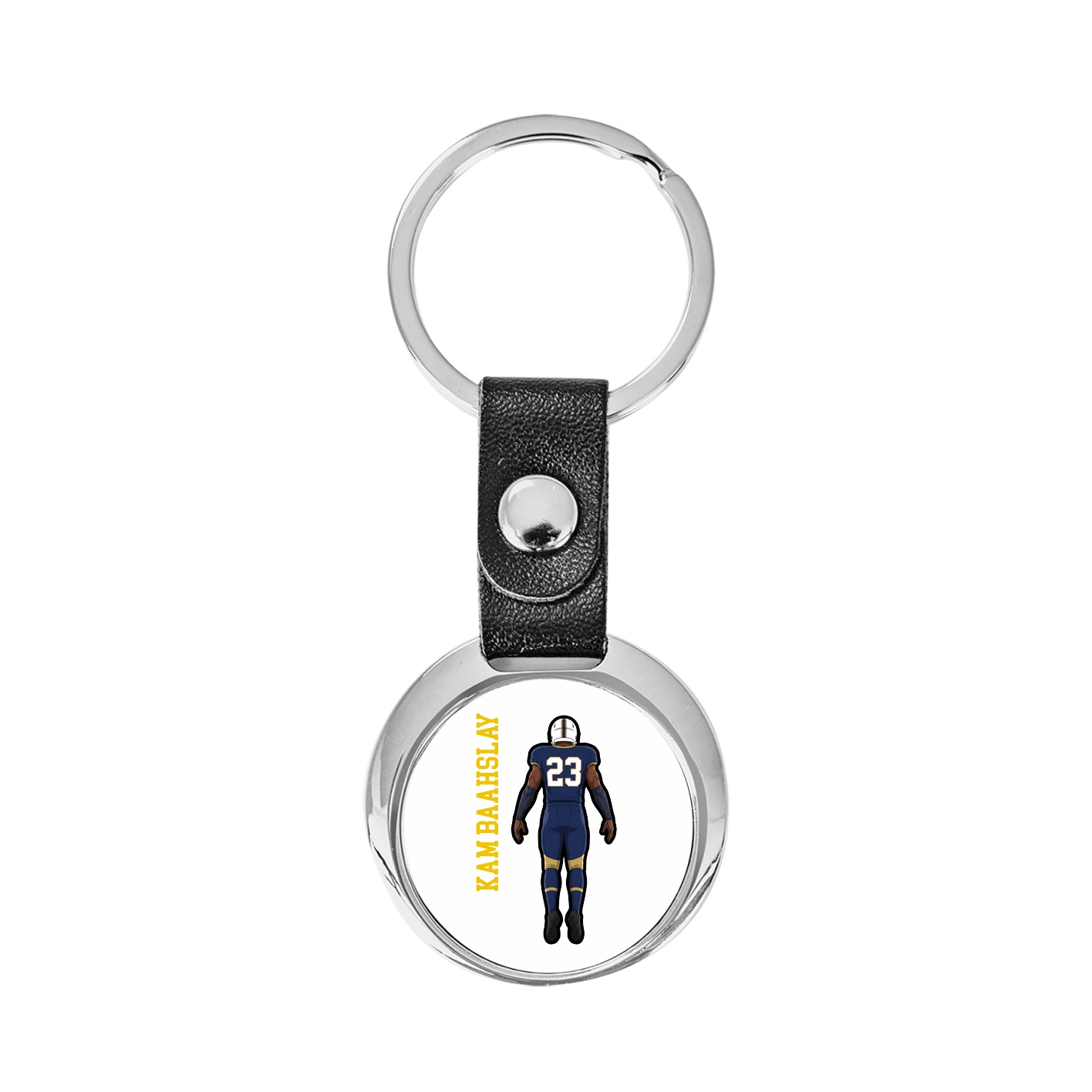 Key Chain — Name Vertical in Classic
