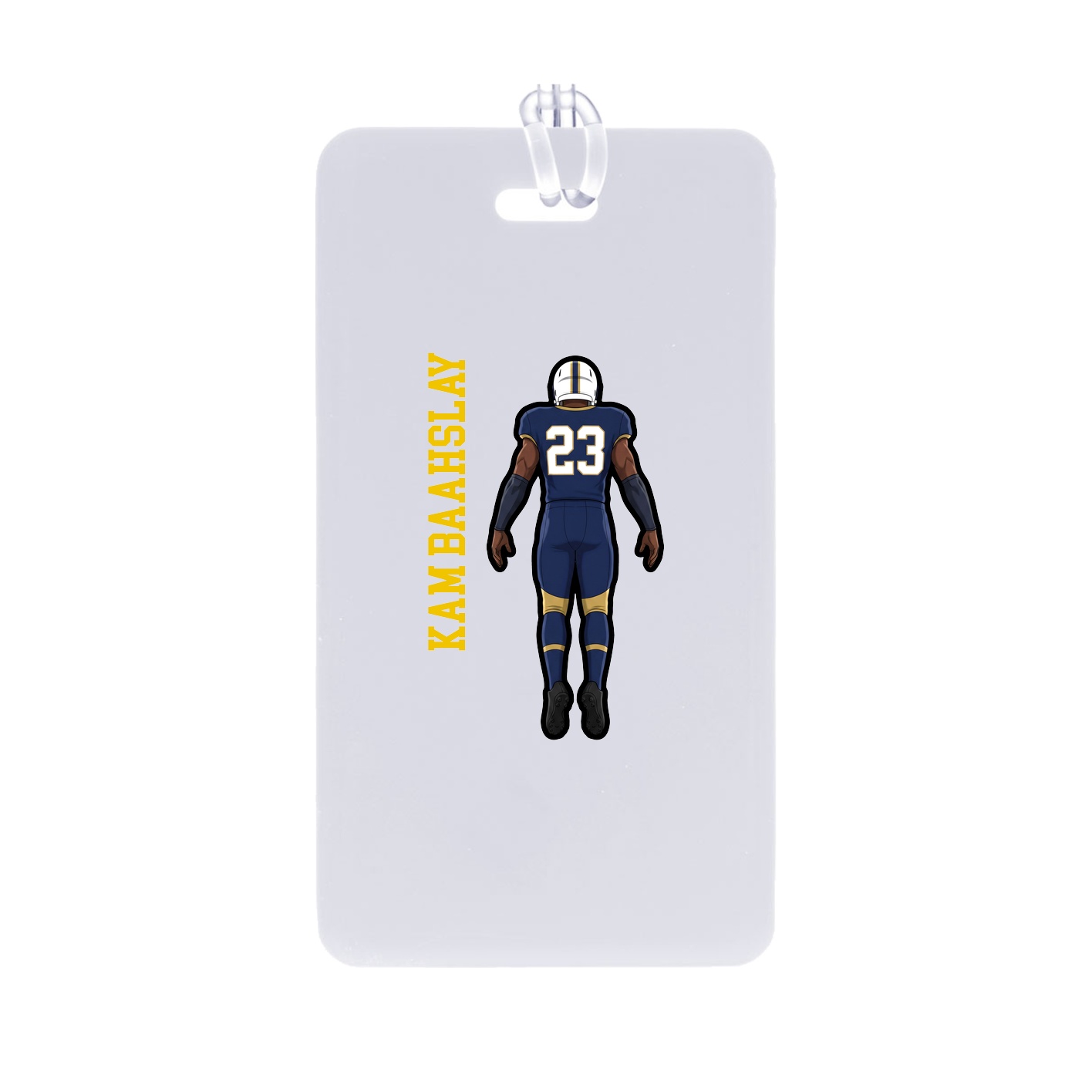 Bag Tag — Name Vertical in Classic