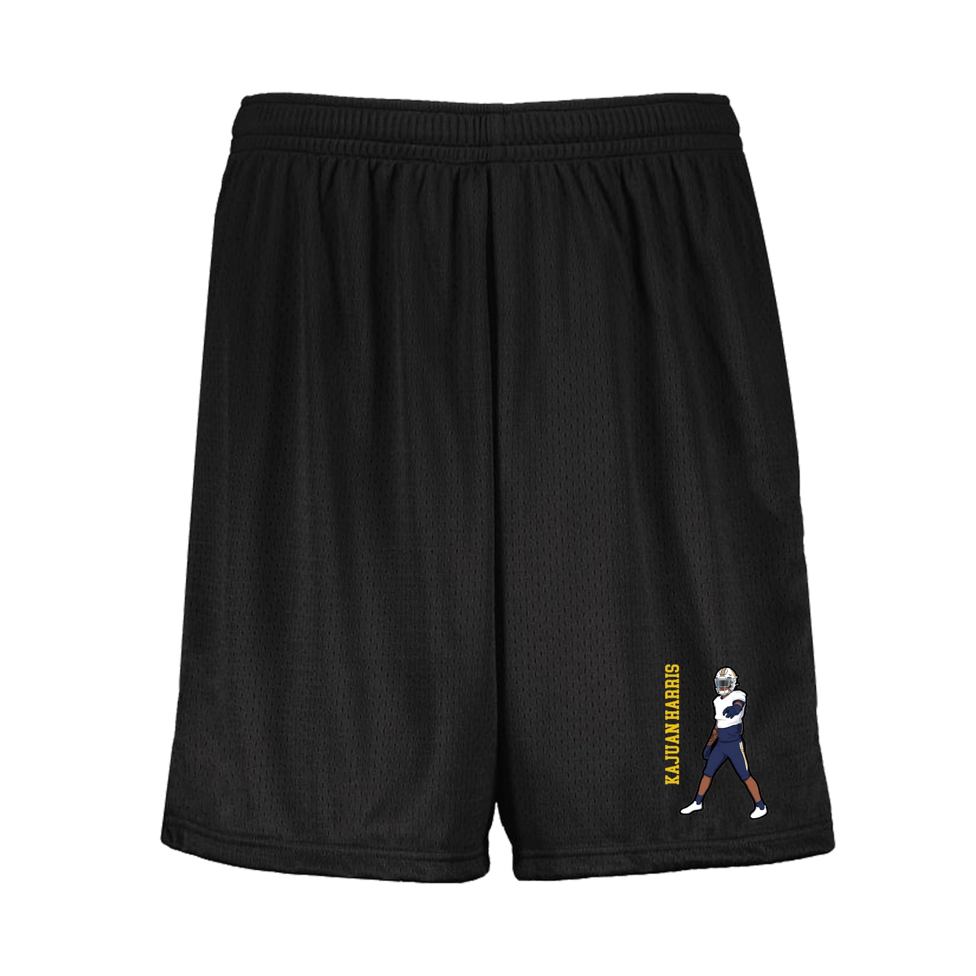 Shorts — Name Vertical in Black