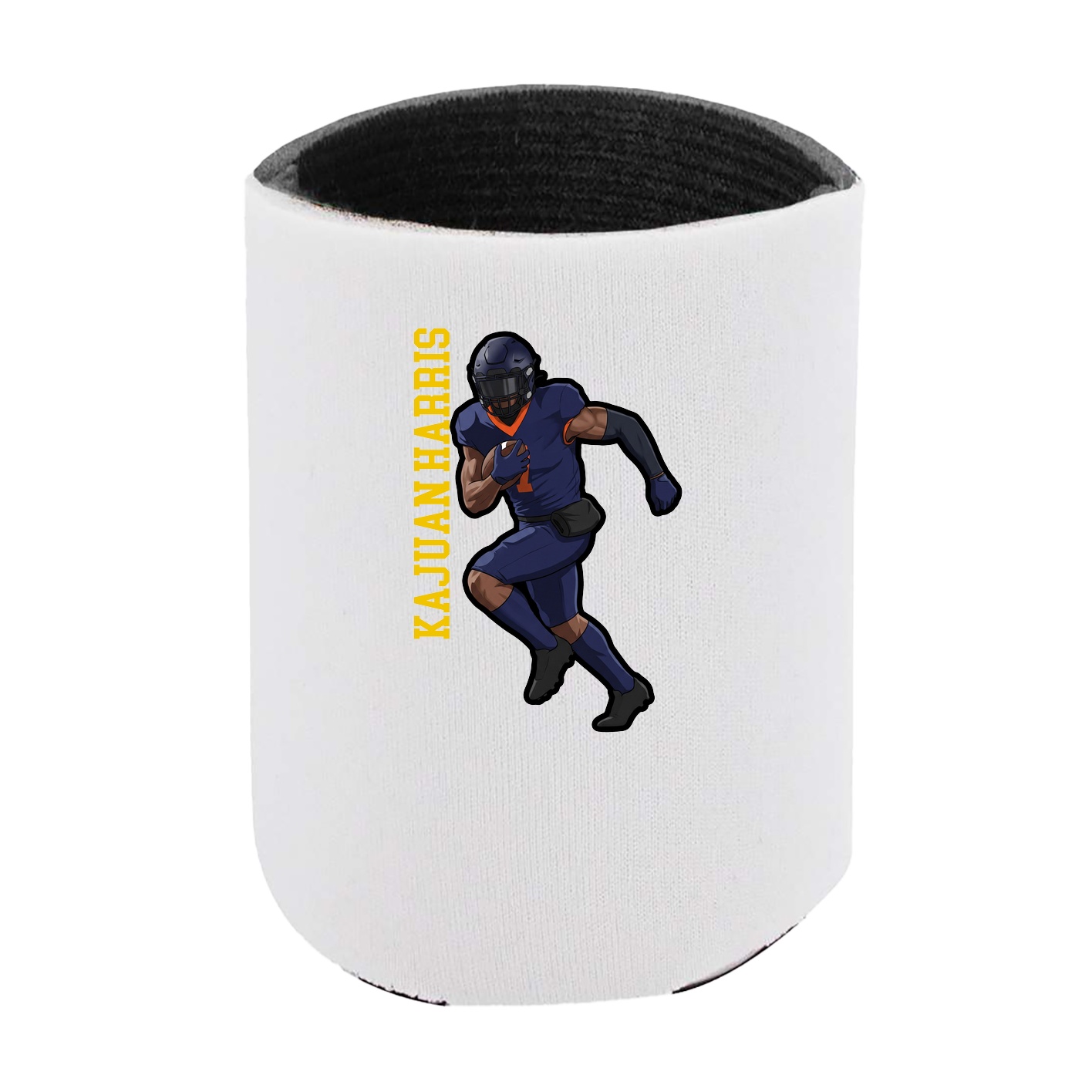Can Holder — Name Vertical in White