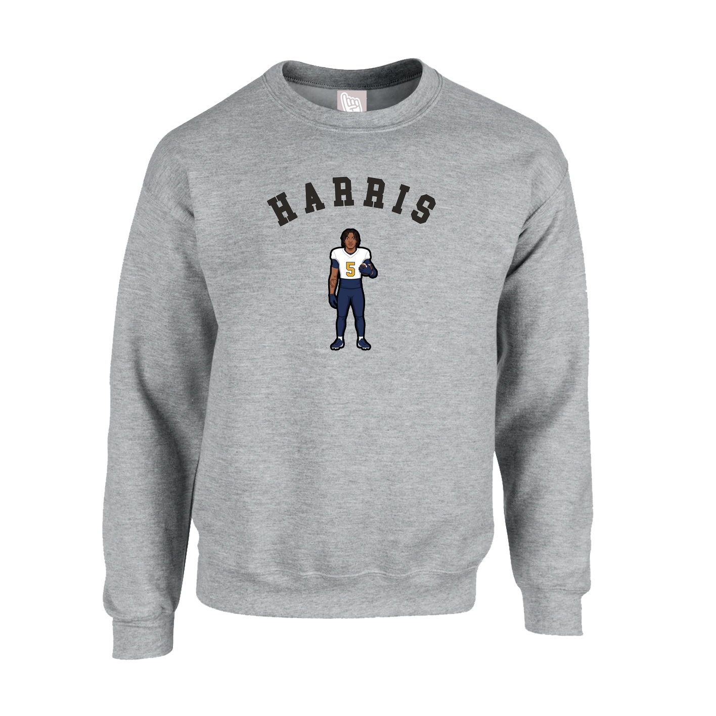 Fleece Crew — Shirsey Arch in Grey