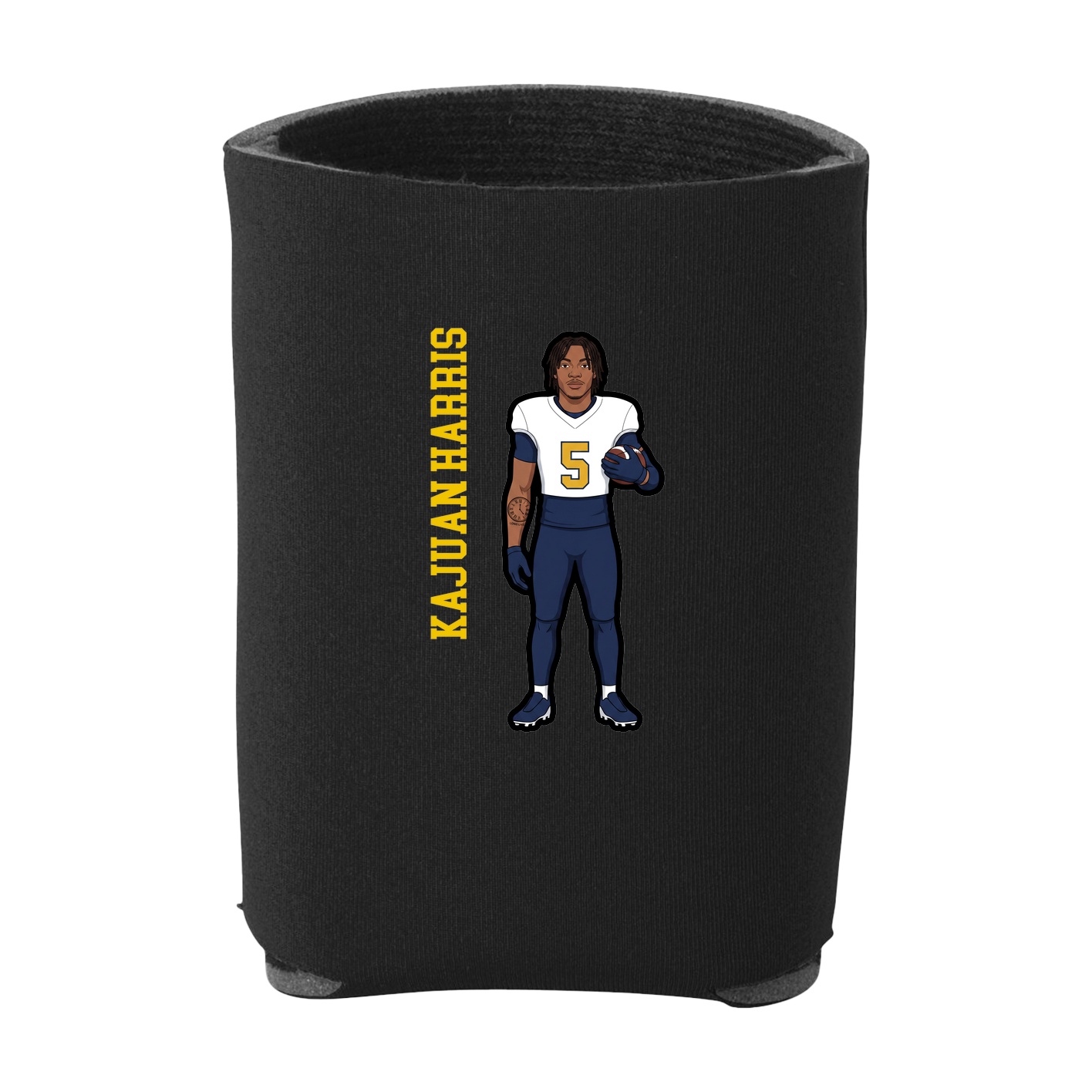 Can Holder — Name Vertical in Black