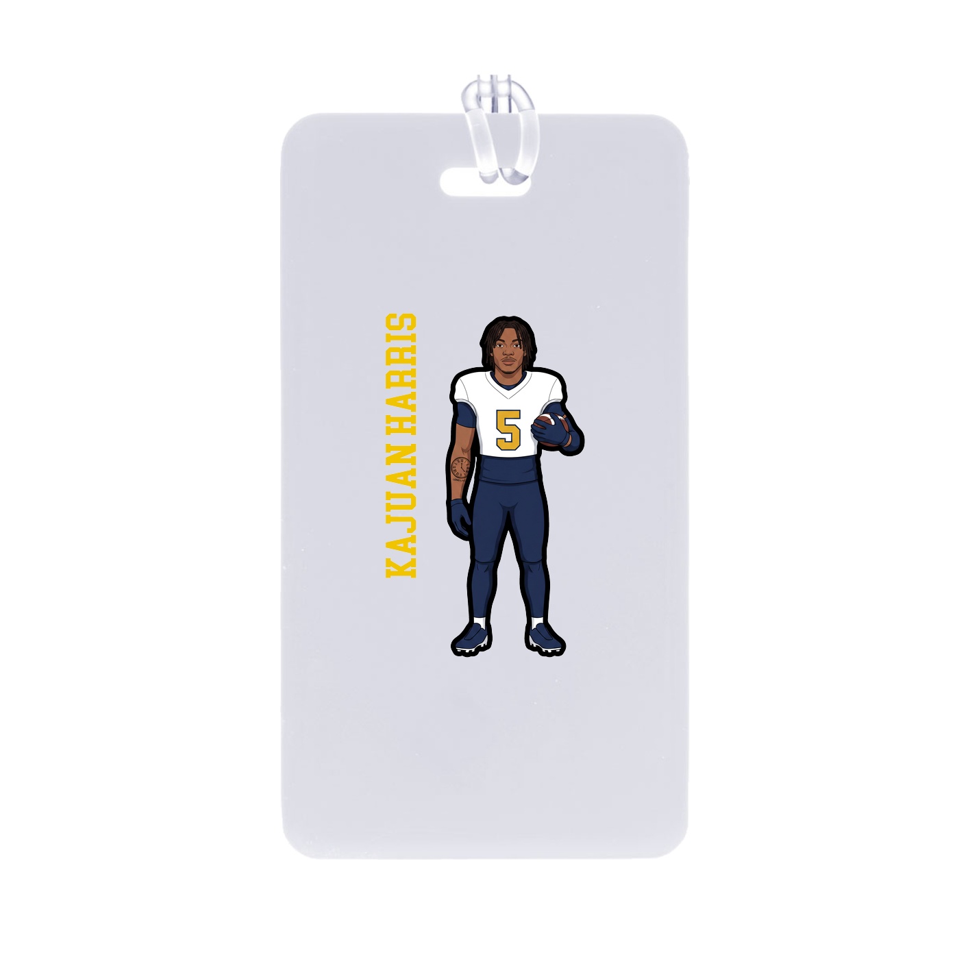 Bag Tag — Name Vertical in Classic