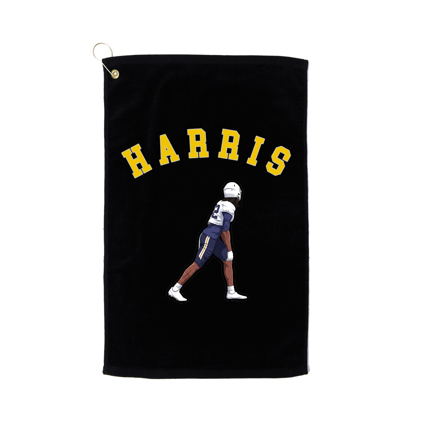 Golf Towel — Shirsey Arch in Black